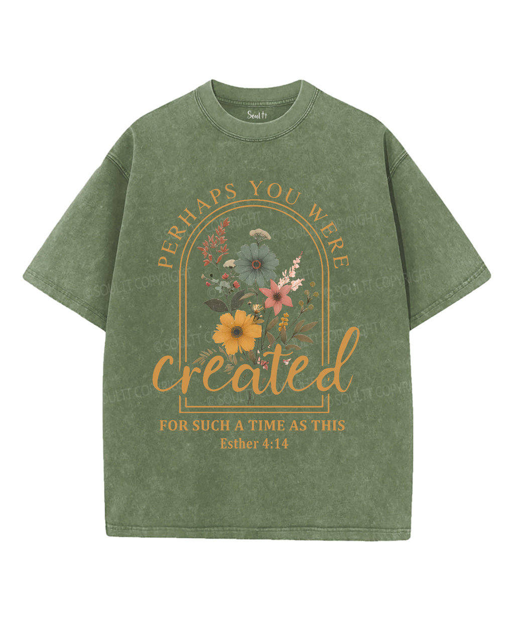 Created For Such A Time Washed Christian T-shirt Hoodie, Sweatshirt | CiraTrend.com (Image 4)