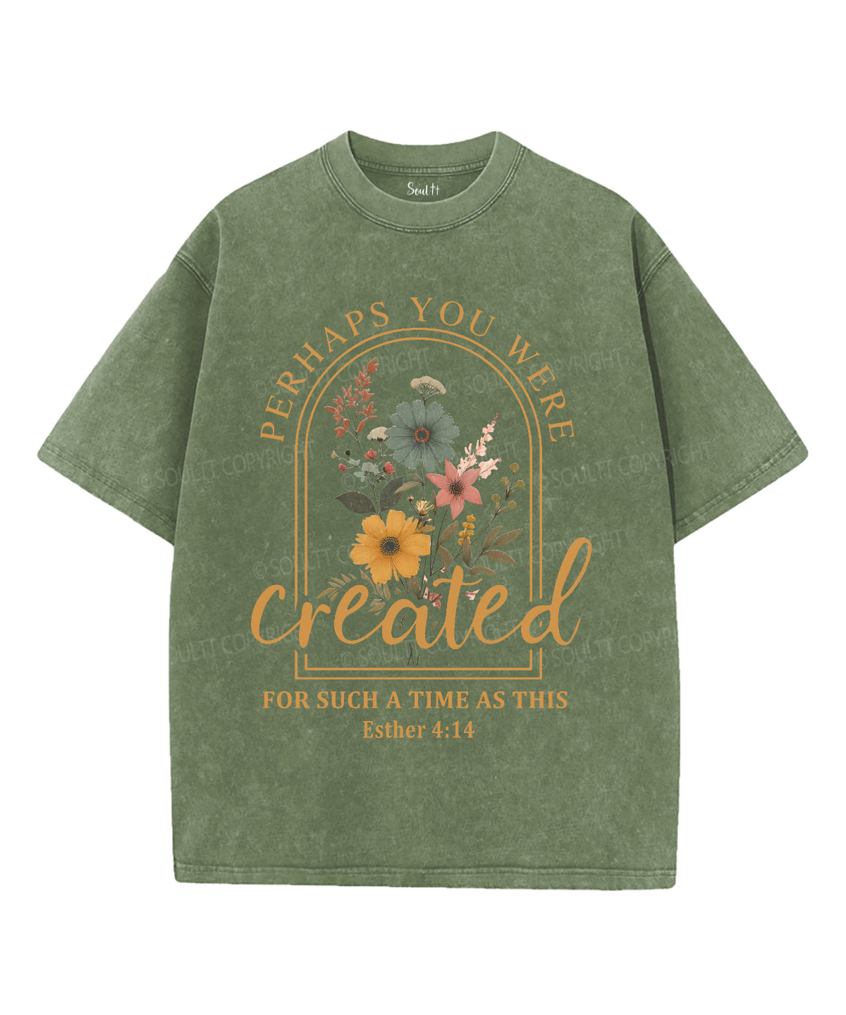 Created For Such A Time Washed Christian T-shirt Hoodie, Sweatshirt | CiraTrend.com (Image 4)