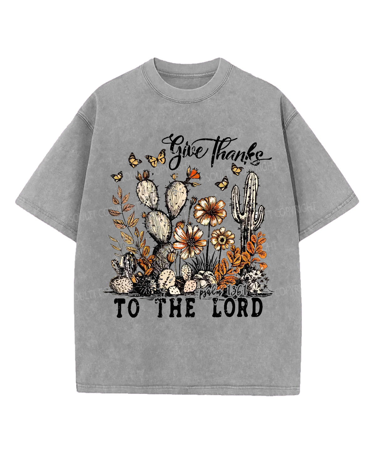 Give Thanks Lord Washed Christian Style002 T-Shirts, Hoodie, Sweatshirt