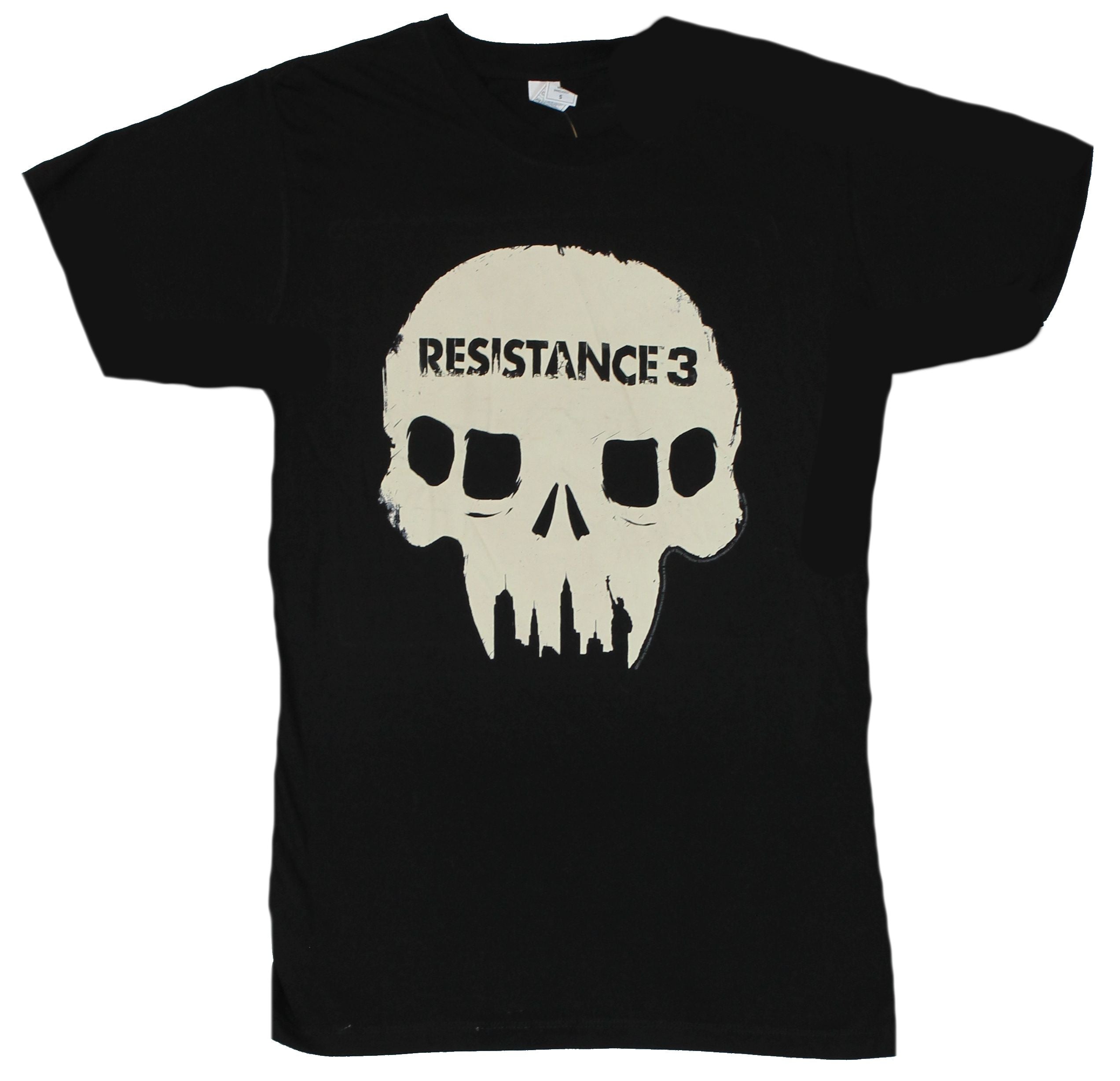Resistance 3 (2) (Hit PS3 Game) Mens T-Shirt  - Alien Skull Logo on Black Hoodie, Sweatshirt | CiraTrend.com