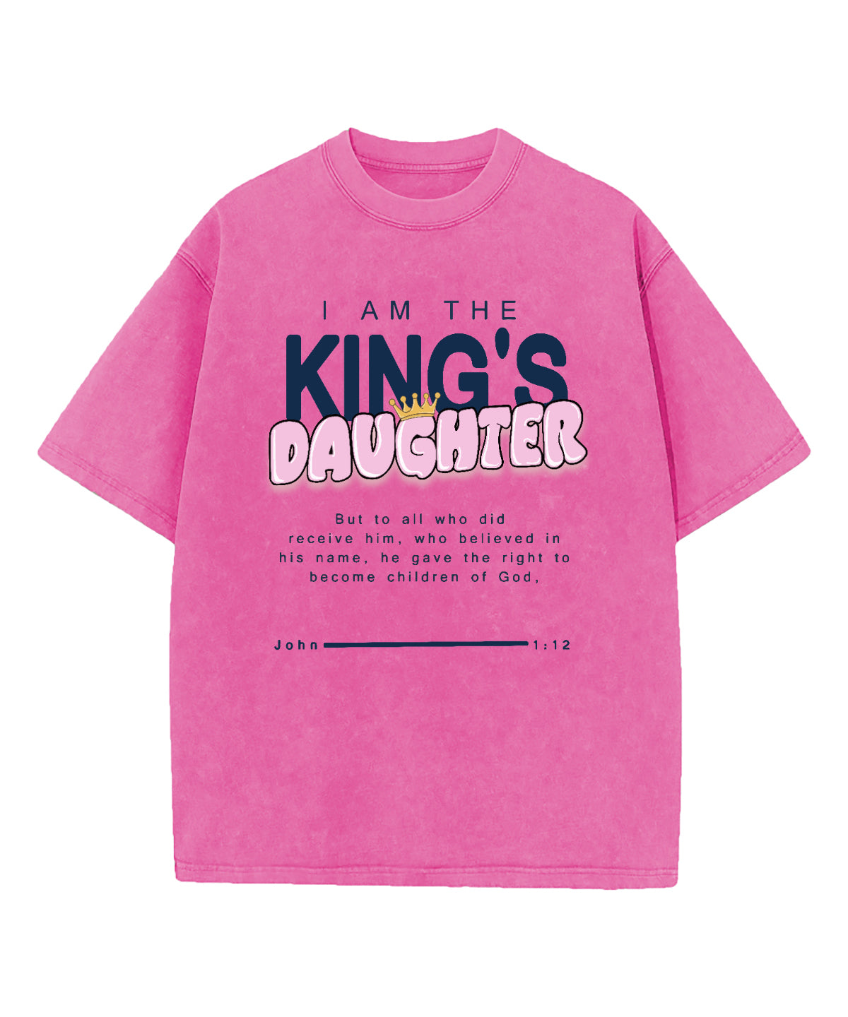 The King's Daughter Washed Christian T-shirt Hoodie, Sweatshirt | CiraTrend.com (Image 3)