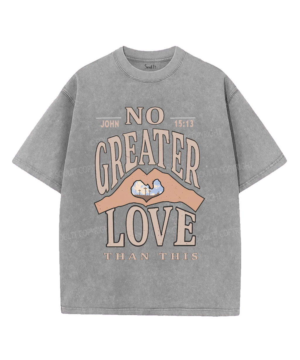 No Greater Love Unisex Washed Christian T-shirt Style002 Hoodie, Sweatshirt | CiraTrend.com (Image 2)