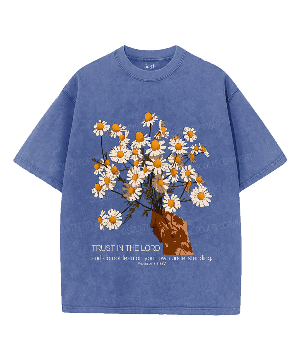 Trust In The Lord Unisex Washed Christian T-shirt Style002 Hoodie, Sweatshirt | CiraTrend.com (Image 5)