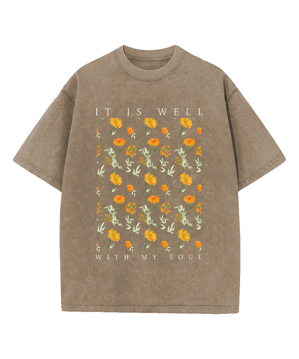 Is Well My Soul Washed Christian Style013 T-Shirts, Hoodie, Sweatshirt