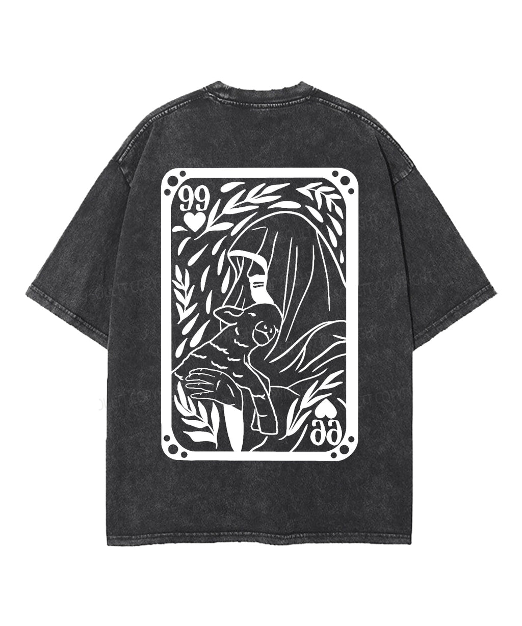 He Left 99 Double Sided Washed Christian Style001 T-Shirts, Hoodie, Sweatshirt