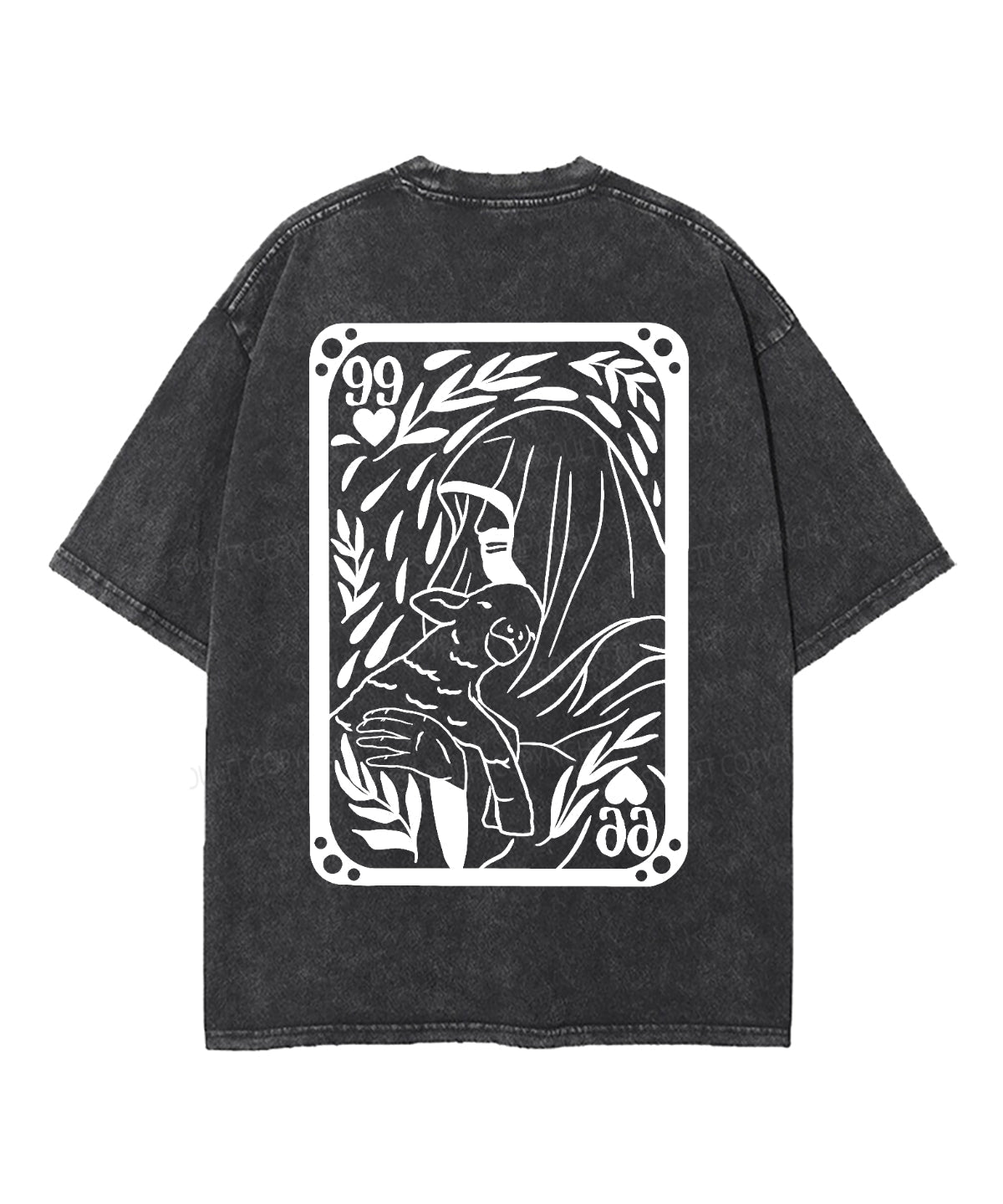He Left 99 Double Sided Washed Christian Style001 T-Shirts, Hoodie, Sweatshirt