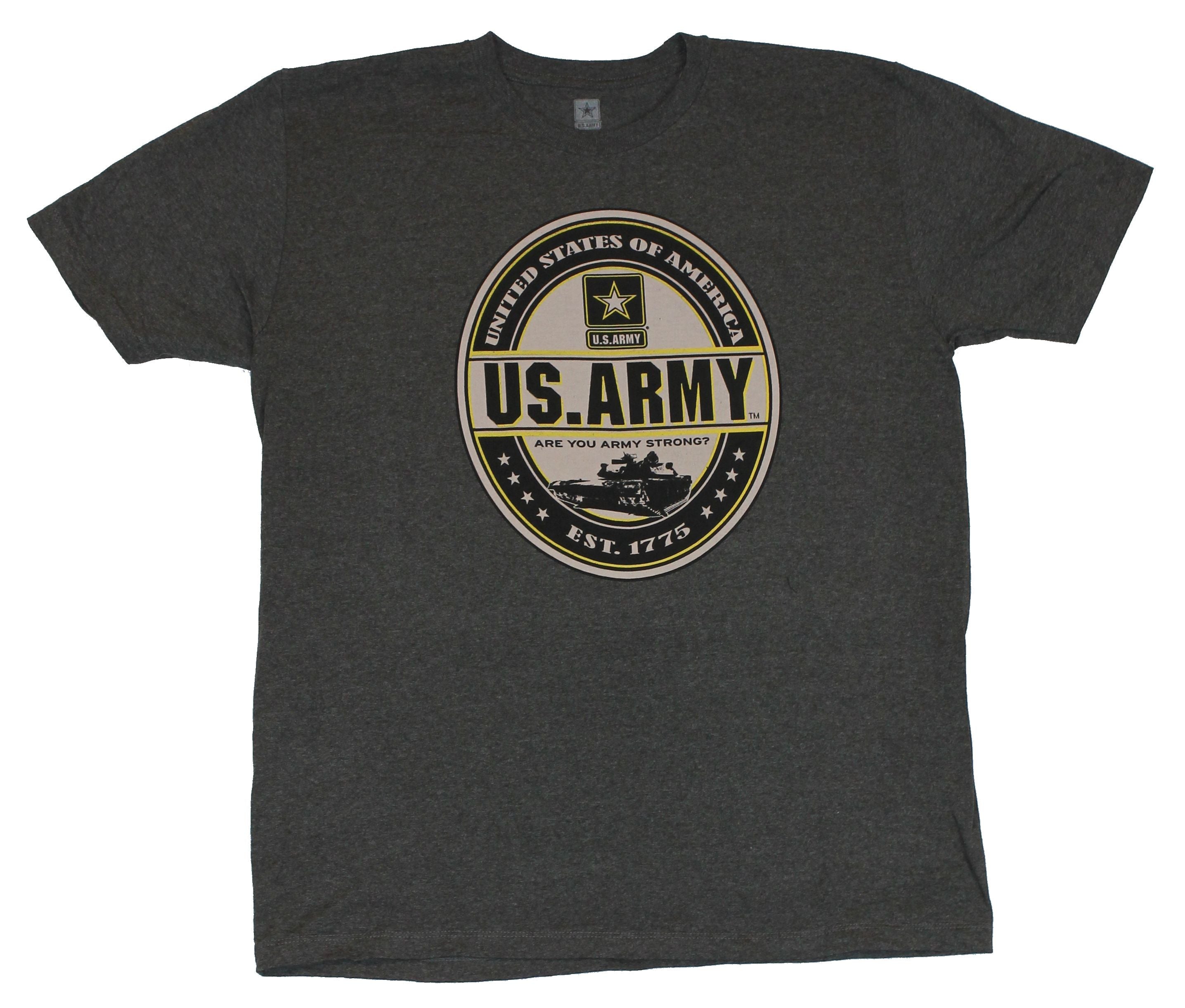 Army US Army Mens T-Shirt - "Are you Army Strong?" Circle Tank Logo Hoodie, Sweatshirt | CiraTrend.com