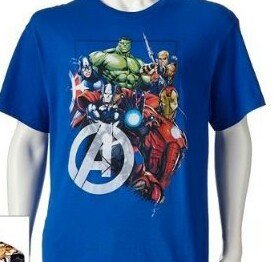The Avengers Tee - Men Blue Large tin can 2XL Hoodie, Sweatshirt | CiraTrend.com
