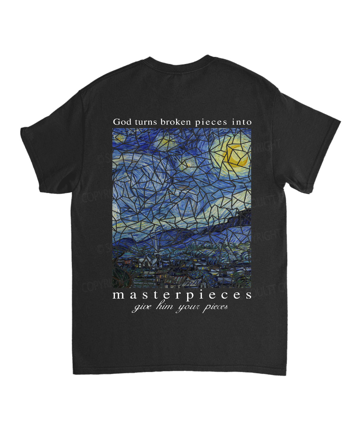 God Turns Broken Pieces Double Sided Unisex Cotton Christian T-Shirt Hoodie, Sweatshirt | CiraTrend.com (Image 5)