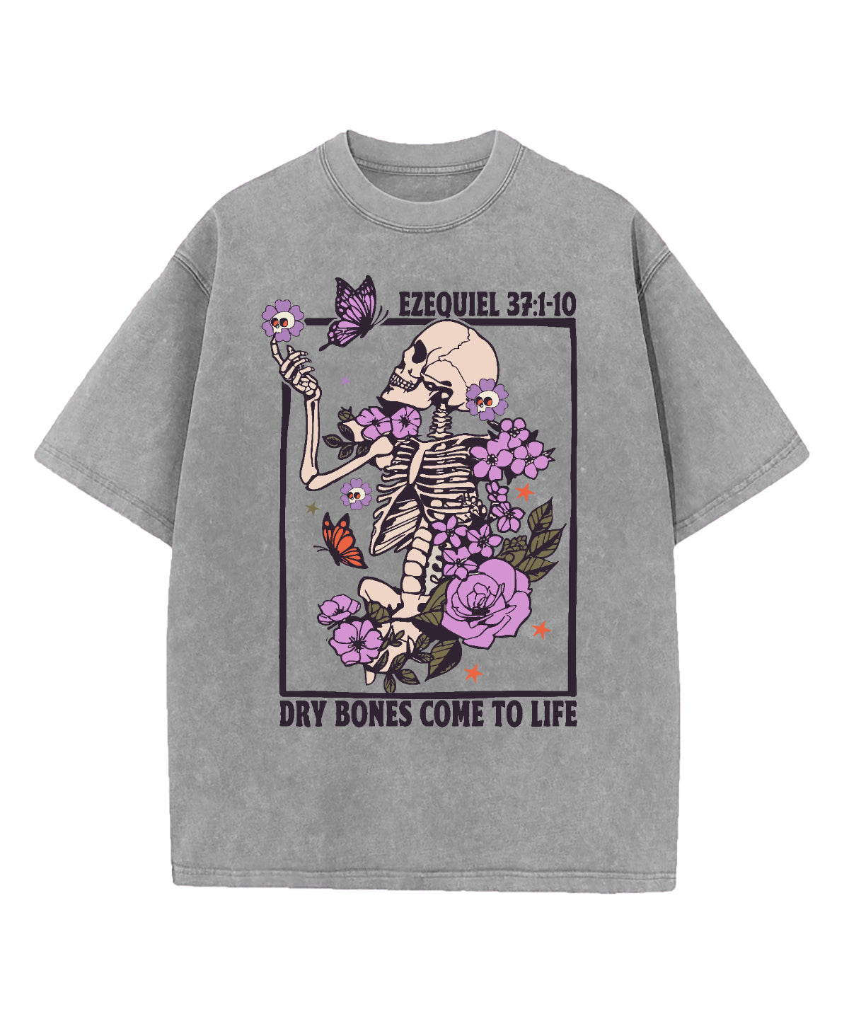 Dry Bones Come To Life Spanish Washed Christian T-shirt Hoodie, Sweatshirt | CiraTrend.com (Image 5)