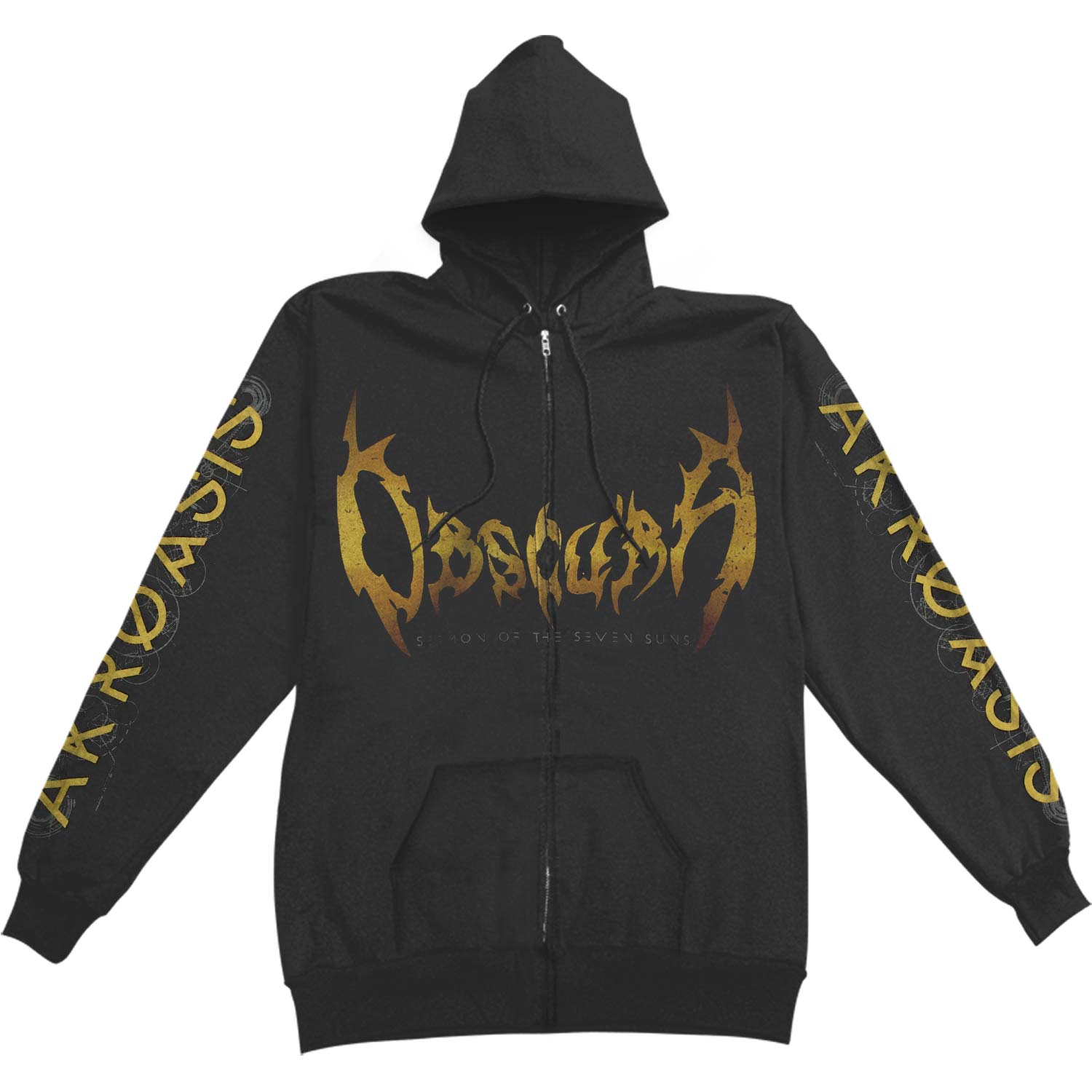 Akroasis Zippered Hooded Sweatshirt T-Shirts, Hoodie | CiraTrend.com (Image 1)