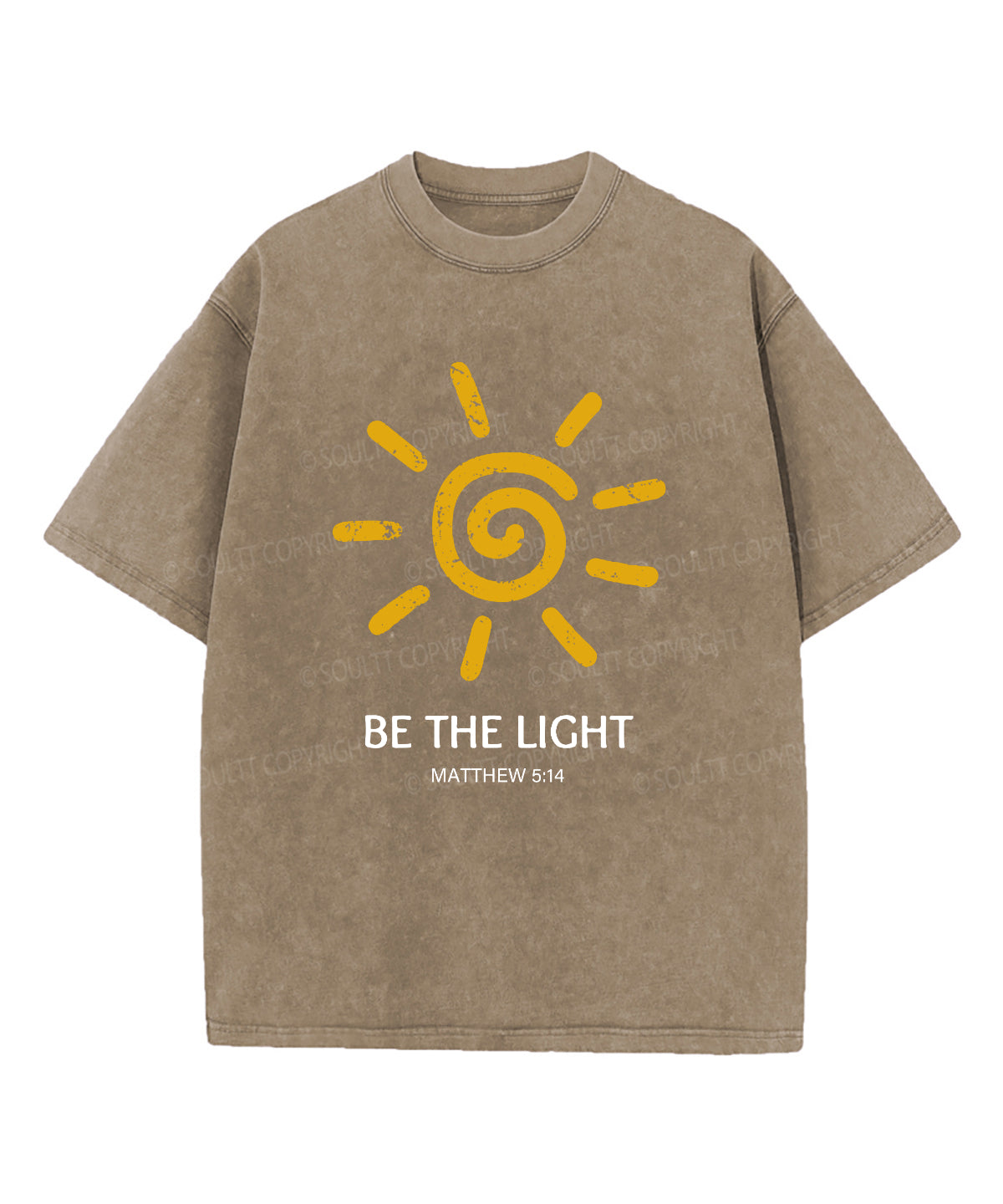 Be The Light Washed Christian T-shirt Style009 Hoodie, Sweatshirt | CiraTrend.com (Image 5)
