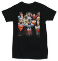 Justice League Mens T-Shirt - Alex Ross Painted Heroes Front and Back Image Hoodie, Sweatshirt | CiraTrend.com (Image 1)