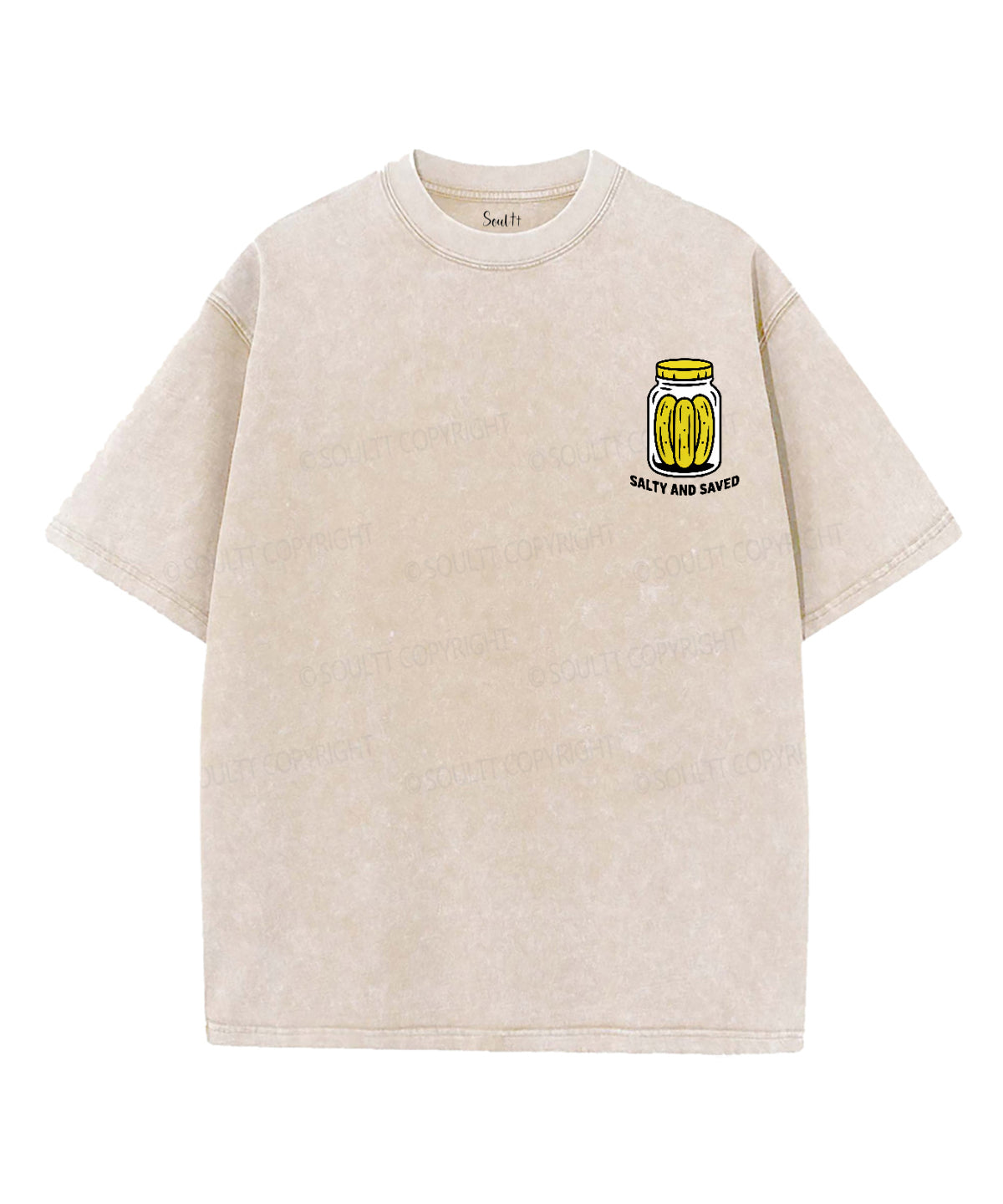Salty And Saved Double Sided Unisex Washed Christian T-shirt Style008 Hoodie, Sweatshirt | CiraTrend.com (Image 4)