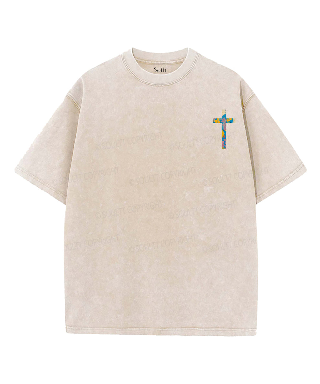 His Mercies Are New Every Morning Double Sided Unisex Washed Christian T-shirt Style001 Hoodie, Sweatshirt (Image 2)