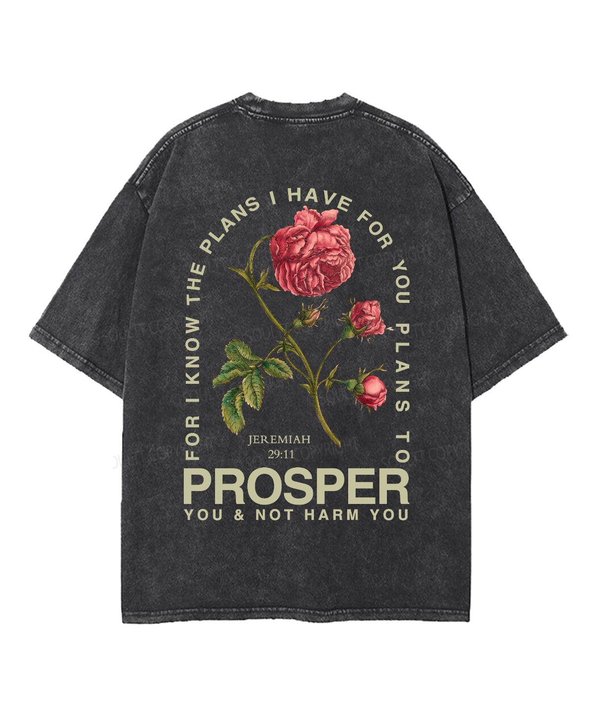 The Plans I Have For You Double Sided Unisex Washed Christian T-shirt Hoodie, Sweatshirt | CiraTrend.com (Image 5)