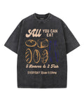 Fish And Loaves Unisex Washed Christian T-shirt Style002 Hoodie, Sweatshirt | CiraTrend.com (Image 1)
