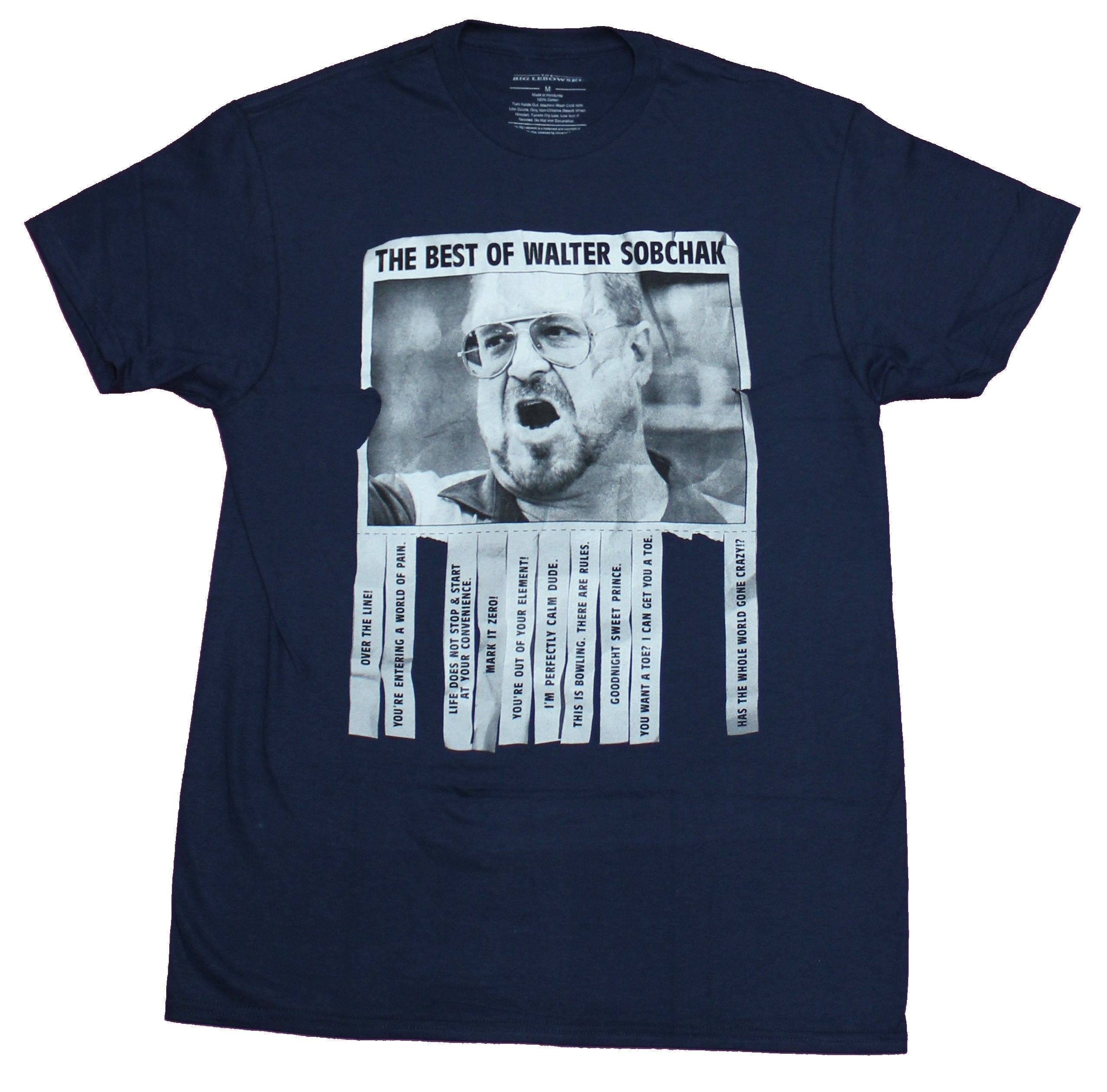 The Big Lebowski Mens T-shirt - Best of Walter Sobchak Pull Tab Quotes Hoodie, Sweatshirt | CiraTrend.com