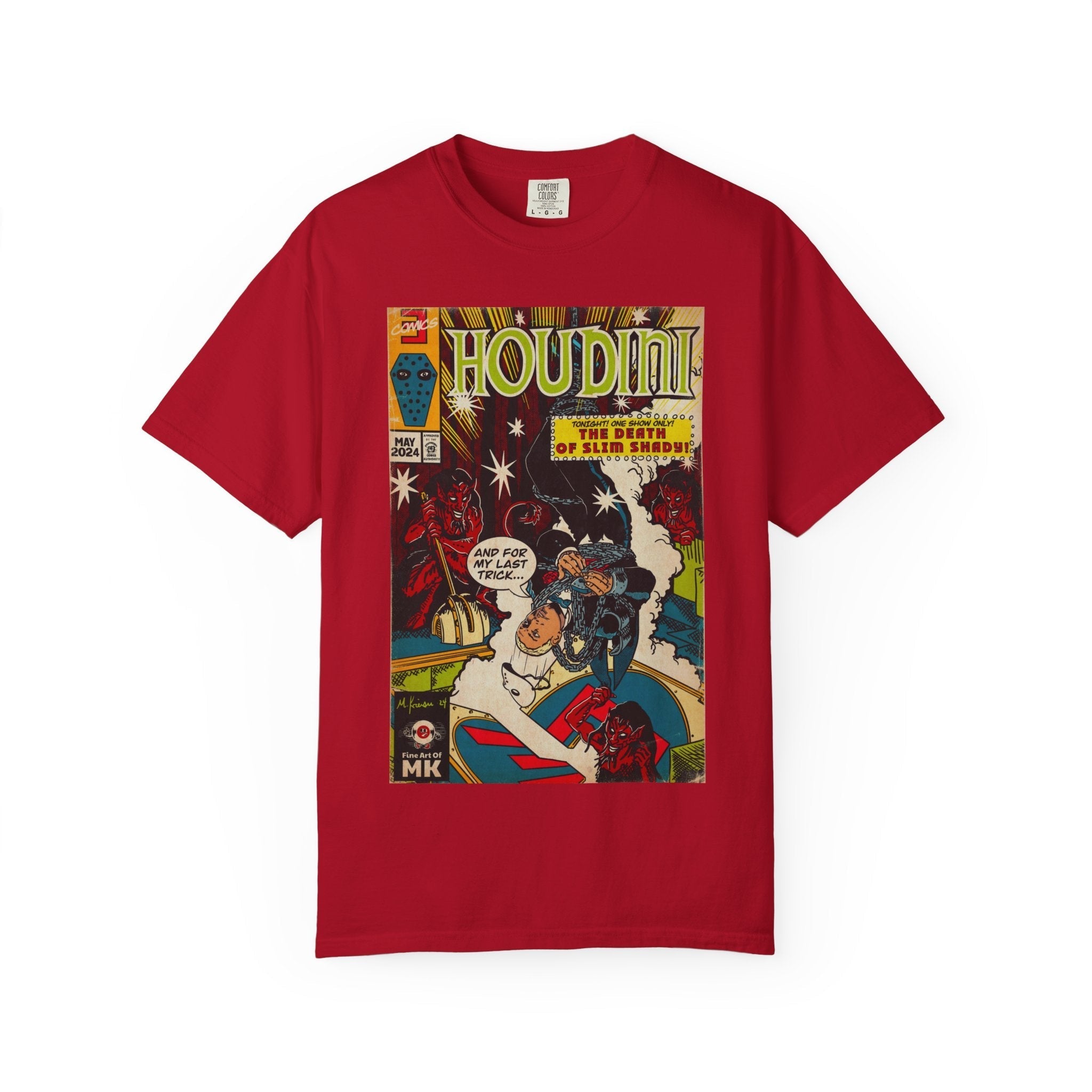 Houdini - Unisex Comfort Colors T-shirt Hoodie, Sweatshirt | CiraTrend.com (Image 5)