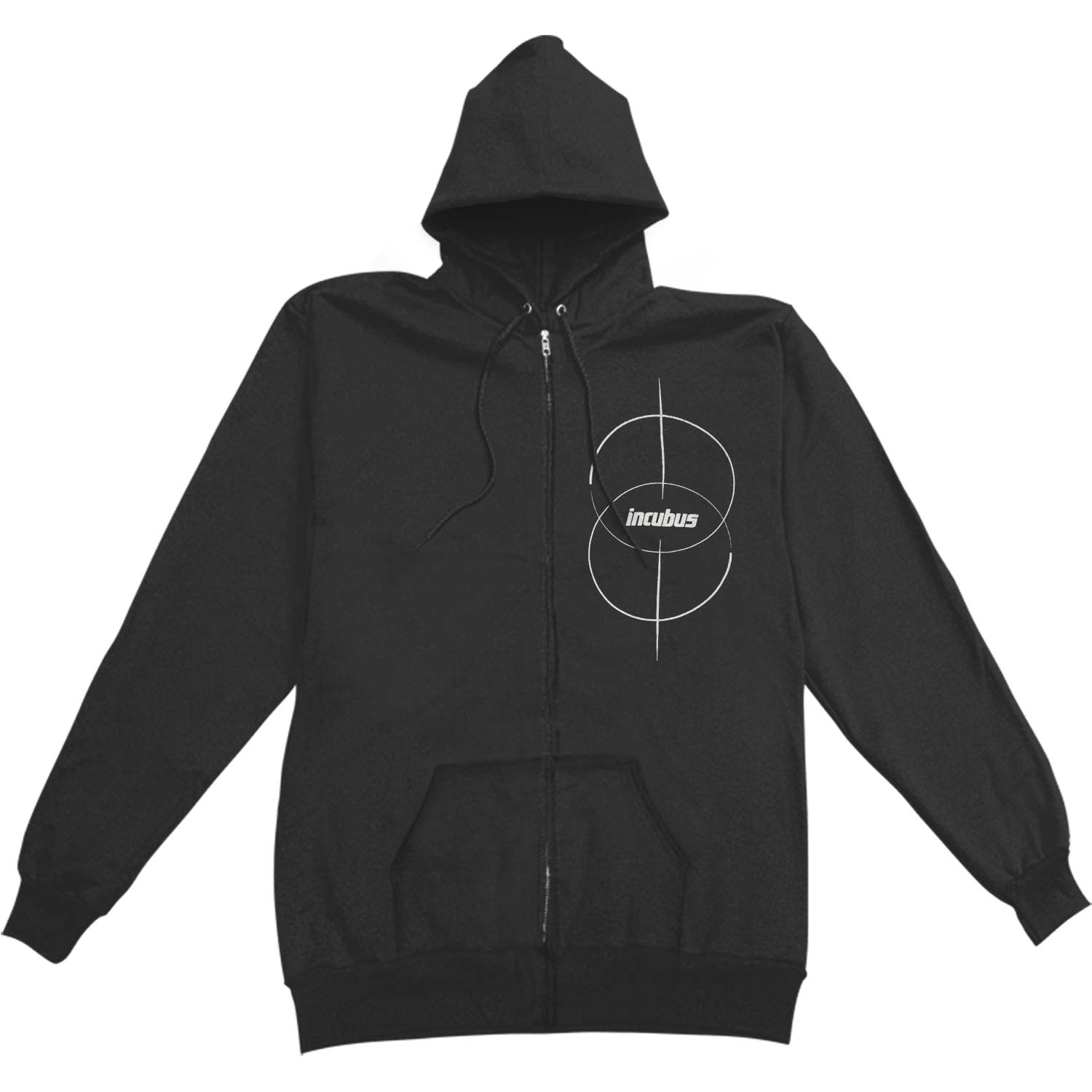 Circles Zippered Hooded Sweatshirt T-Shirts, Hoodie | CiraTrend.com (Image 1)
