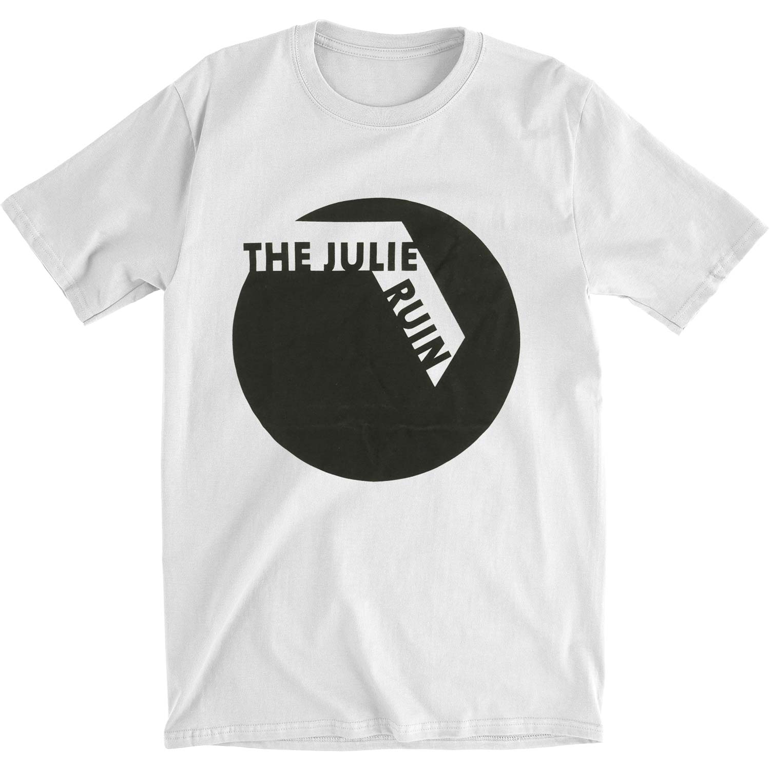 Black Circle [WHITE] Slim Fit T-shirt Hoodie, Sweatshirt | CiraTrend.com