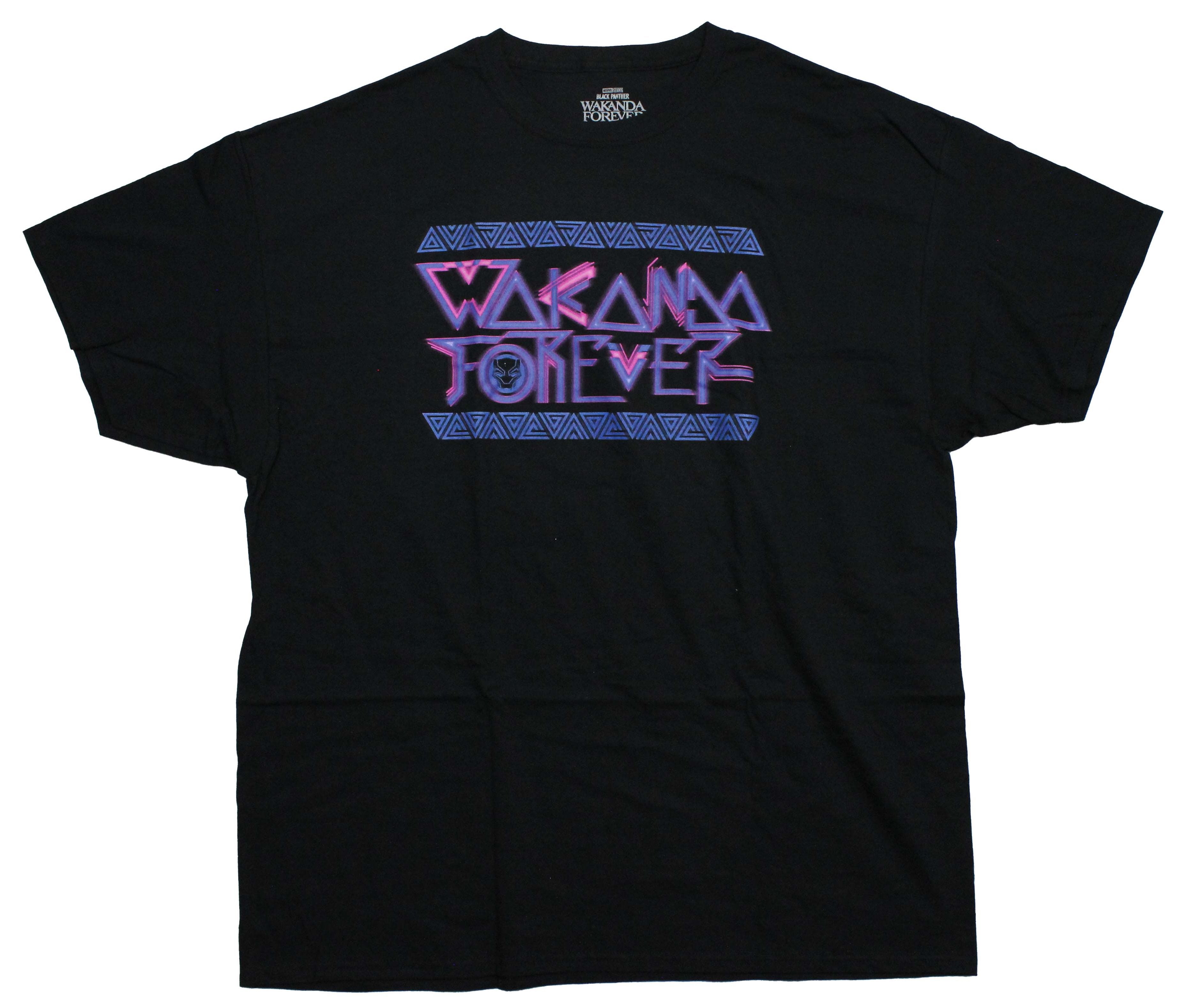 Black Panther Mens T-Shirt - Wakanda Forever Neon Logo Hoodie, Sweatshirt | CiraTrend.com