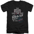 Big Balls Adult V-Neck Slim Fit T-shirt Hoodie, Sweatshirt | CiraTrend.com