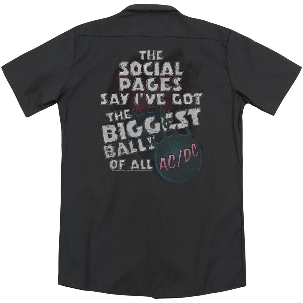 Big Balls (Back Print) Work Shirt Hoodie, Sweatshirt | CiraTrend.com (Image 2)