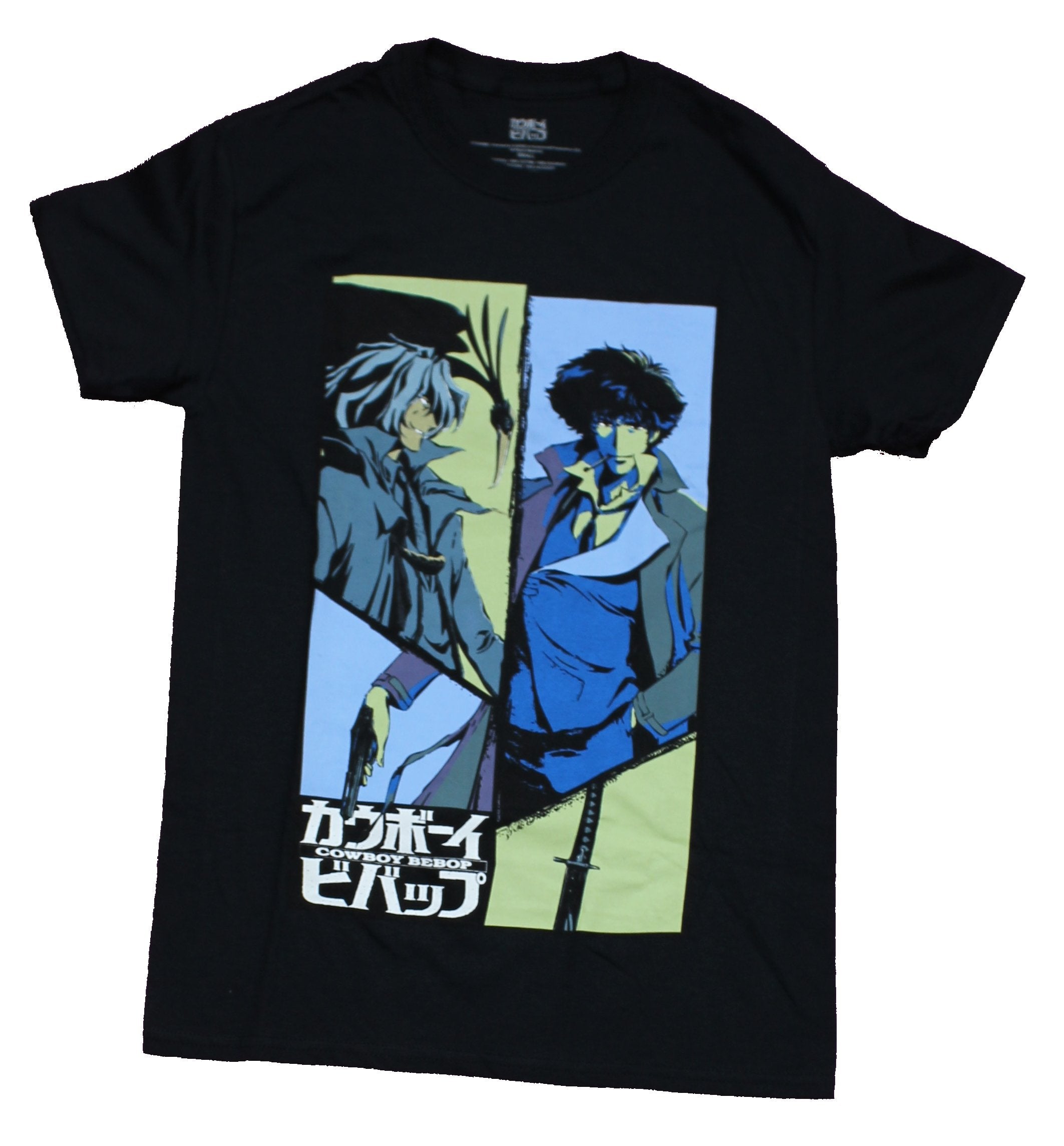 Cowboy Bebop Mens T-Shirt - Spike & Vicious Duo Box Hoodie, Sweatshirt | CiraTrend.com