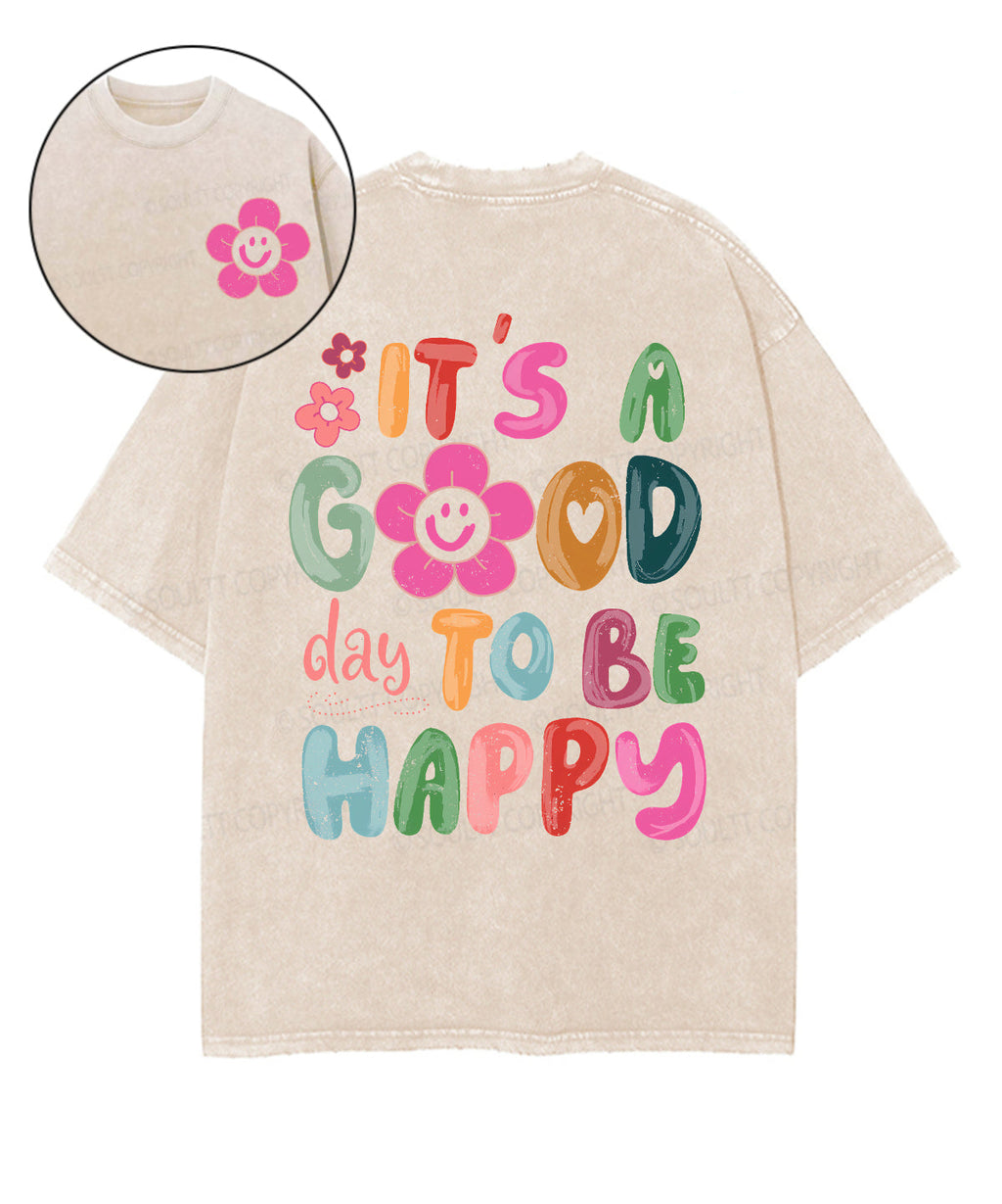 It's A Good Day Double Sided Unisex Washed Christian T-shirt Hoodie, Sweatshirt | CiraTrend.com (Image 1)