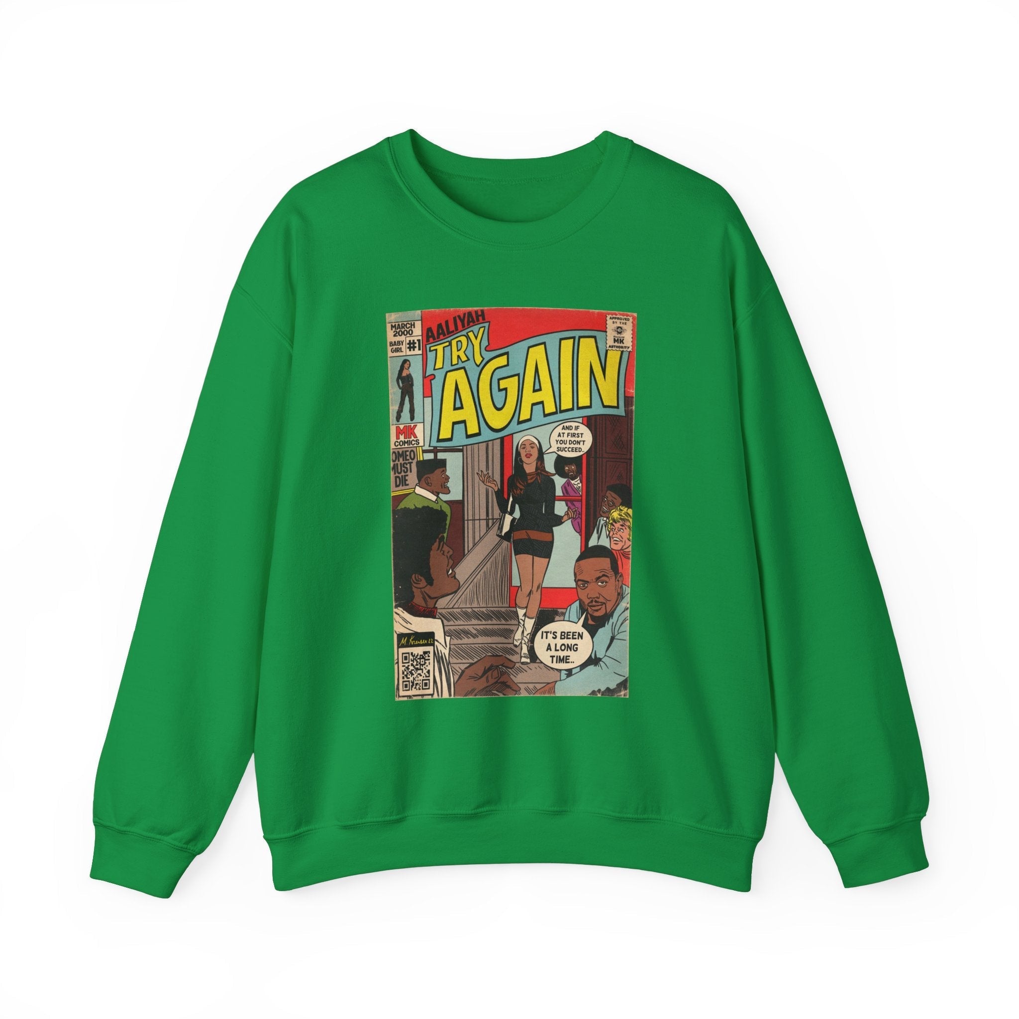 Try Again - Unisex Heavy BlendÃ¢â€žÂ¢ Crewneck Sweatshirt T-Shirts, Hoodie | CiraTrend.com (Image 5)