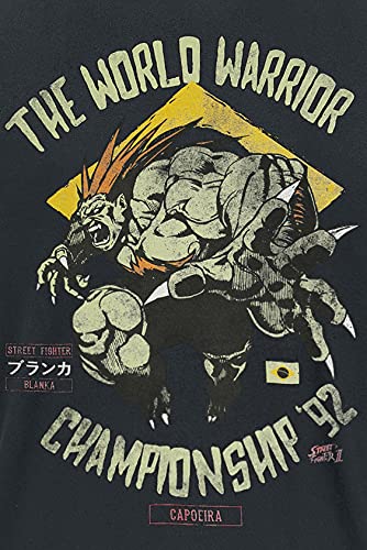 Street Fighter Mens T-Shirt - Capcom World Warrior Championship '92 - Blanka Hoodie, Sweatshirt | CiraTrend.com (Image 2)