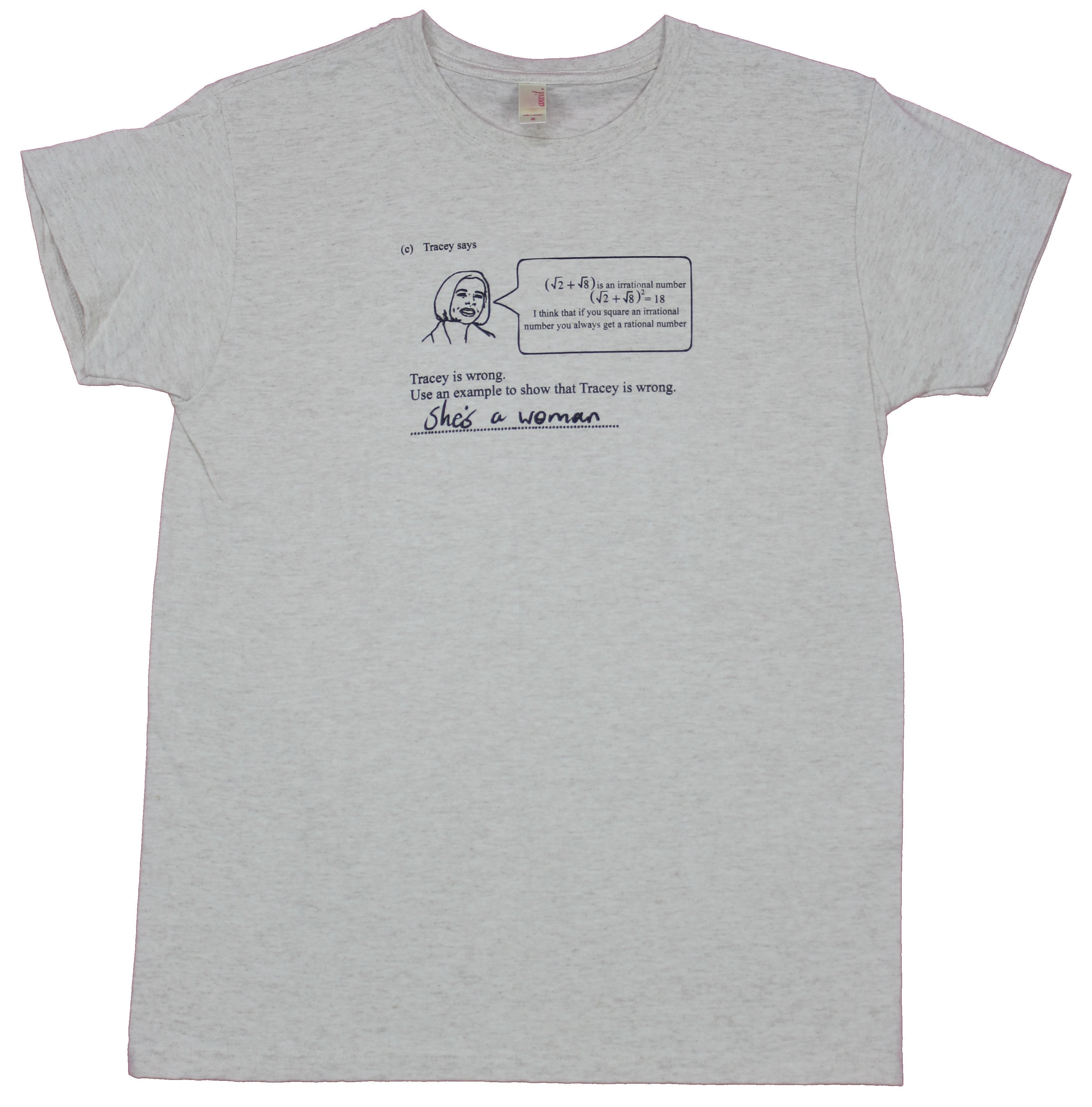 Math Girls Juniors T-Shirt  - Explain Why Tracy is Wrong Hoodie, Sweatshirt | CiraTrend.com
