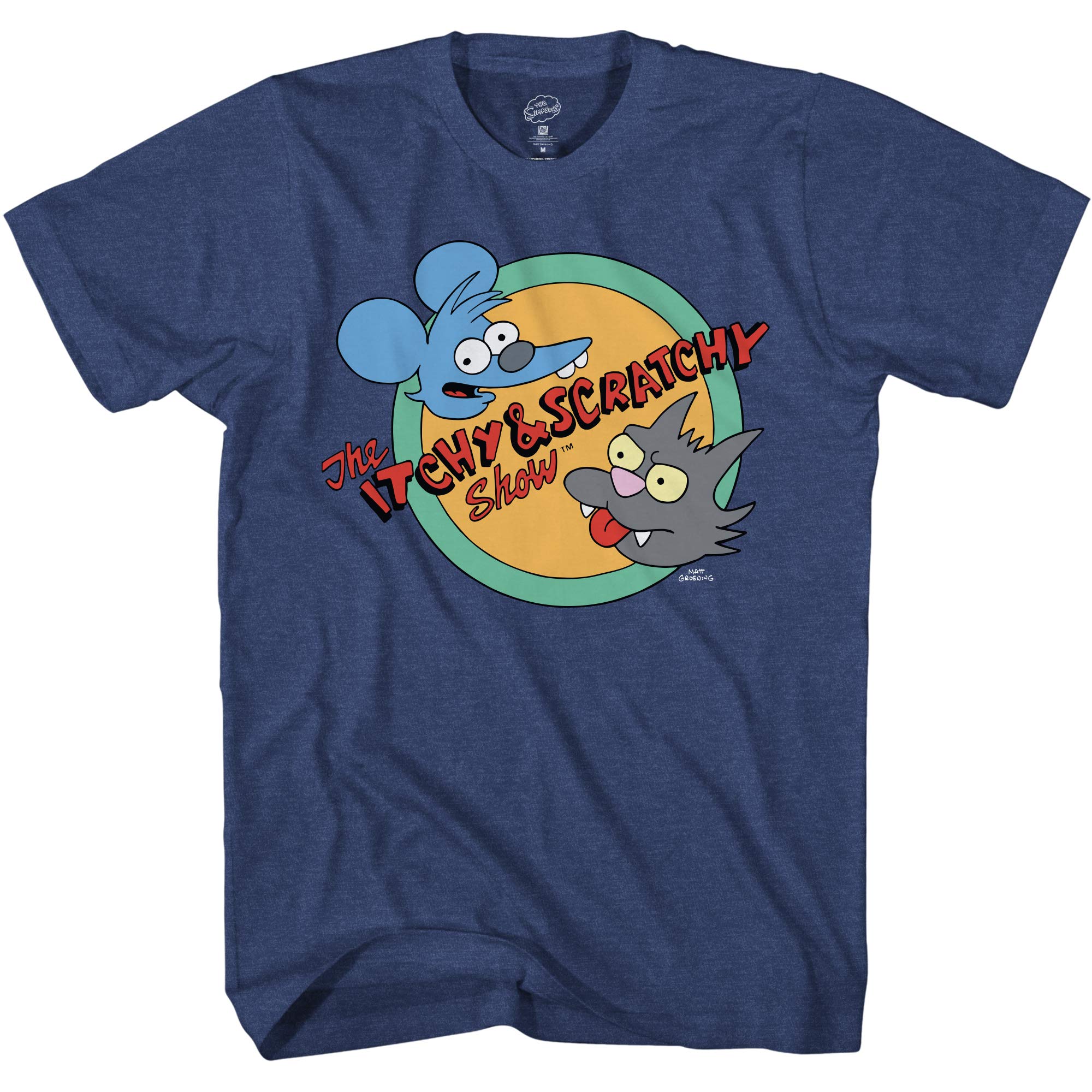 The Simpsons Itchy and Scratchy Show Logo T-Shirt for Adults Hoodie, Sweatshirt | CiraTrend.com