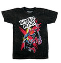 Spider-Punk Mens T-Shirt - Smashing Guitar X Attack With Name Hoodie, Sweatshirt | CiraTrend.com