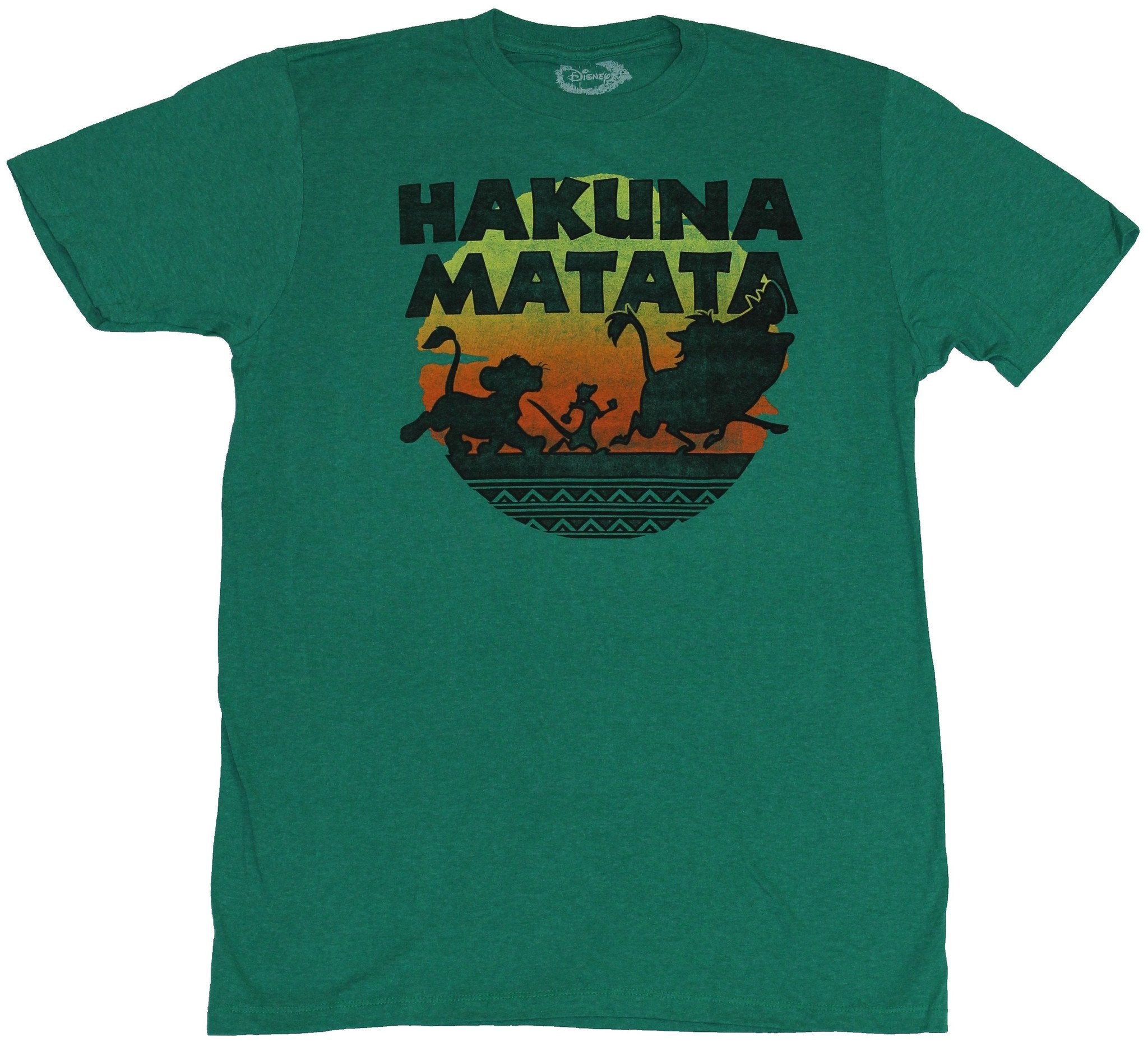 The Lion King Mens T-Shirt - Hakuna Matata Colorful Sunset March Silhouette Hoodie, Sweatshirt | CiraTrend.com