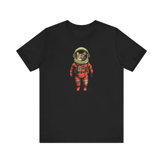 Astronaut Cat T-Shirt - Space Explorer Feline Graphic Tee