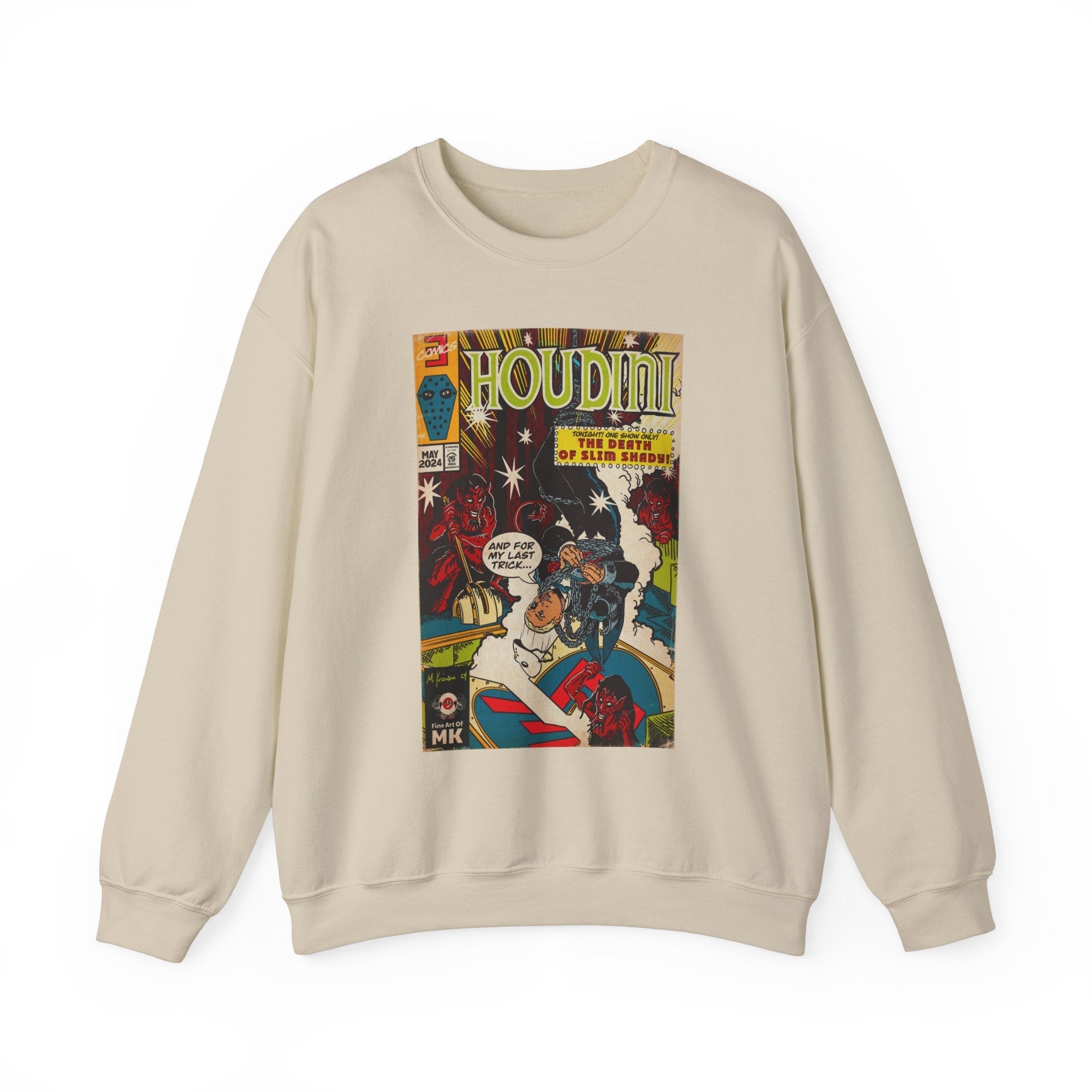 Houdini - Unisex Heavy BlendÃ¢â€žÂ¢ Crewneck Sweatshirt T-Shirts, Hoodie | CiraTrend.com (Image 5)