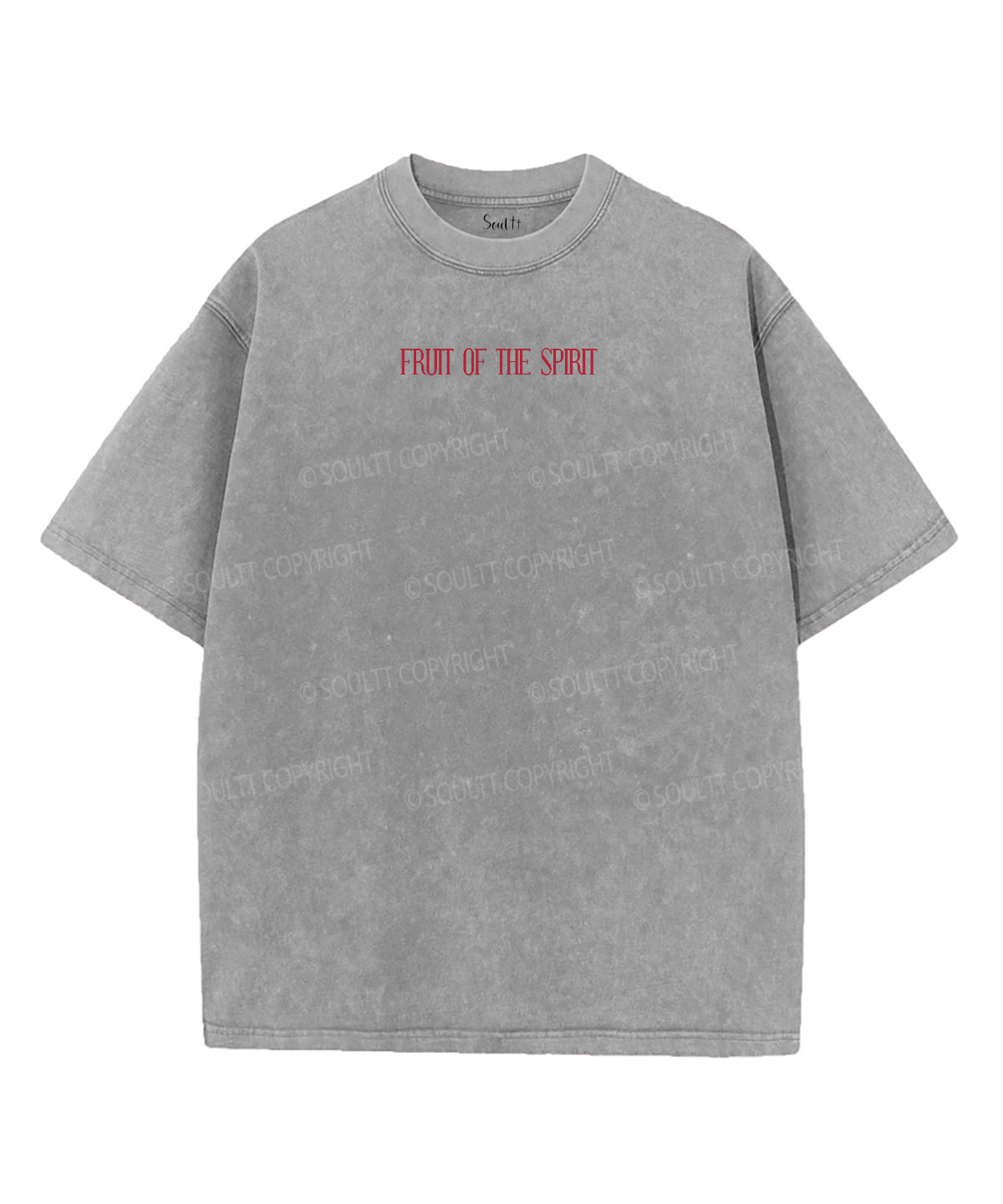 Fruit Of The Spirit Double Sided Washed Christian T-shirt Style002 Hoodie, Sweatshirt | CiraTrend.com (Image 1)