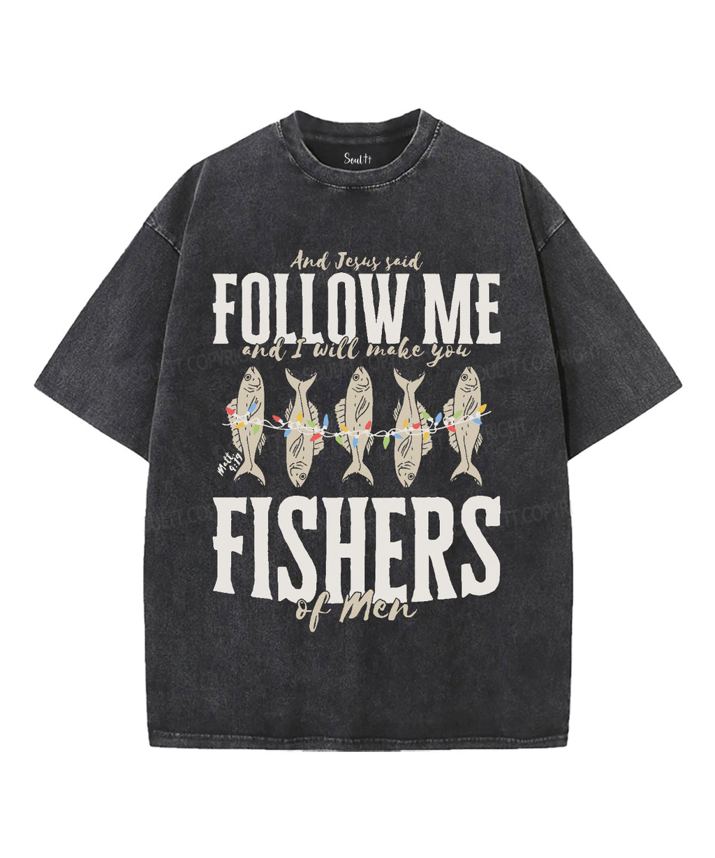 Follow Me Washed Christian T-shirt Hoodie, Sweatshirt | CiraTrend.com (Image 1)