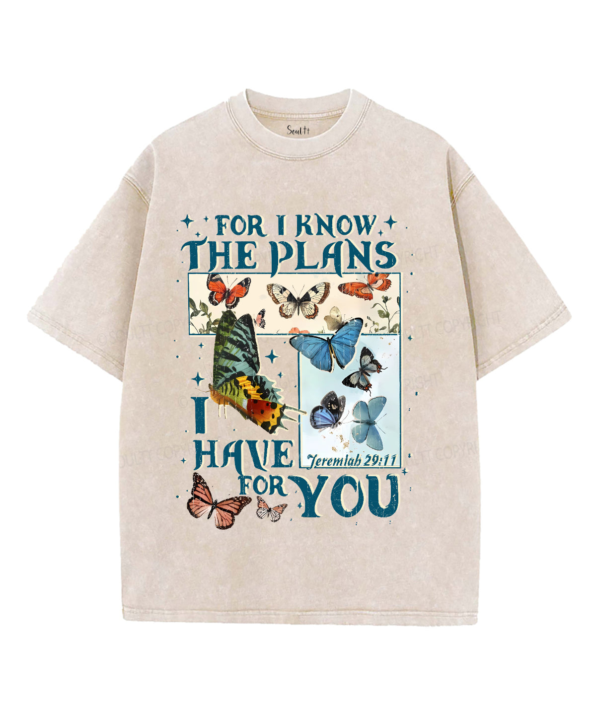 The Plans I Have For You Unisex Washed Christian T-shirt Style002 Hoodie, Sweatshirt | CiraTrend.com (Image 4)