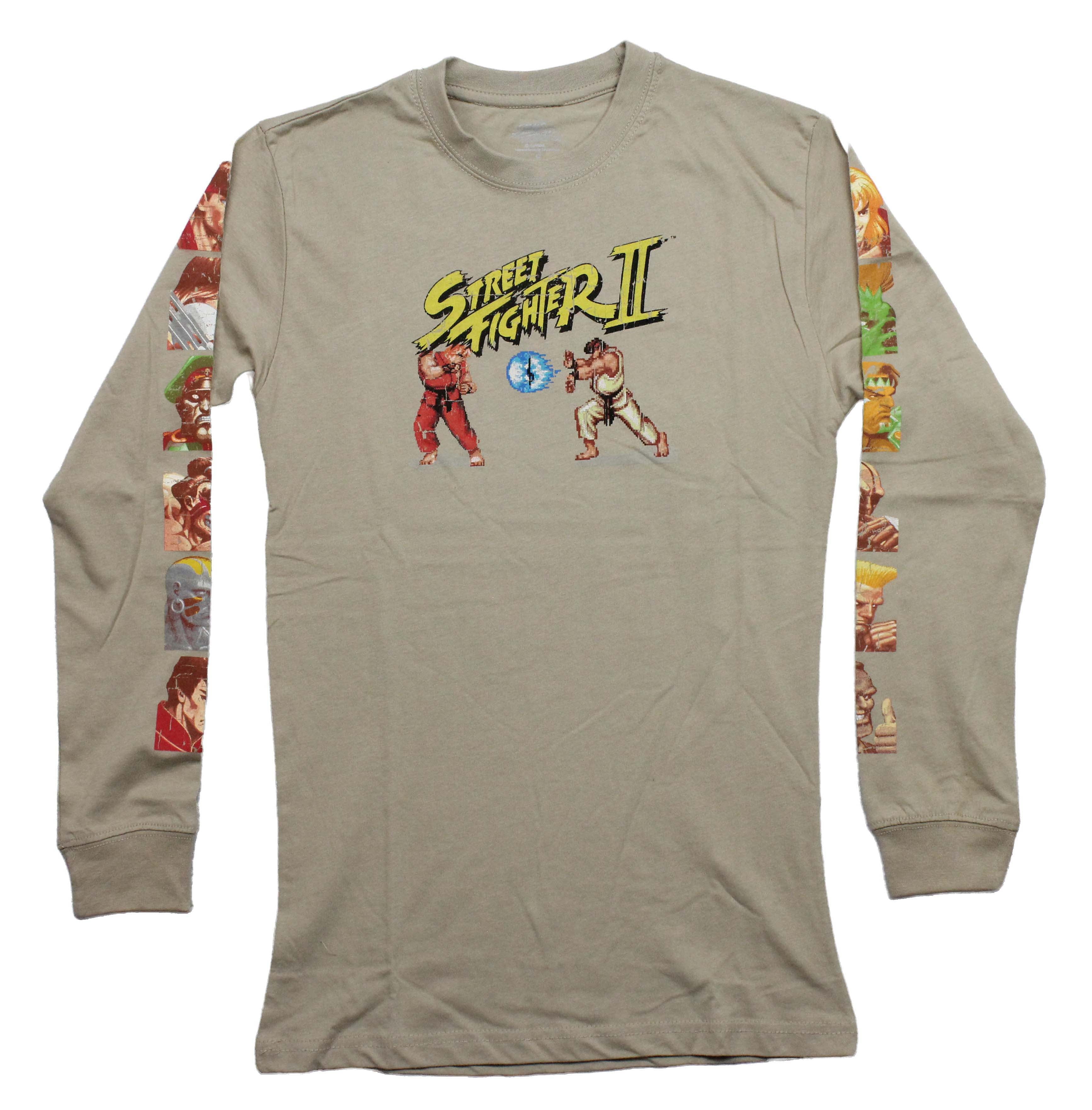 Street Fighter II Mens T-Shirt  Battle Power Move Group Back Hoodie, Sweatshirt | CiraTrend.com