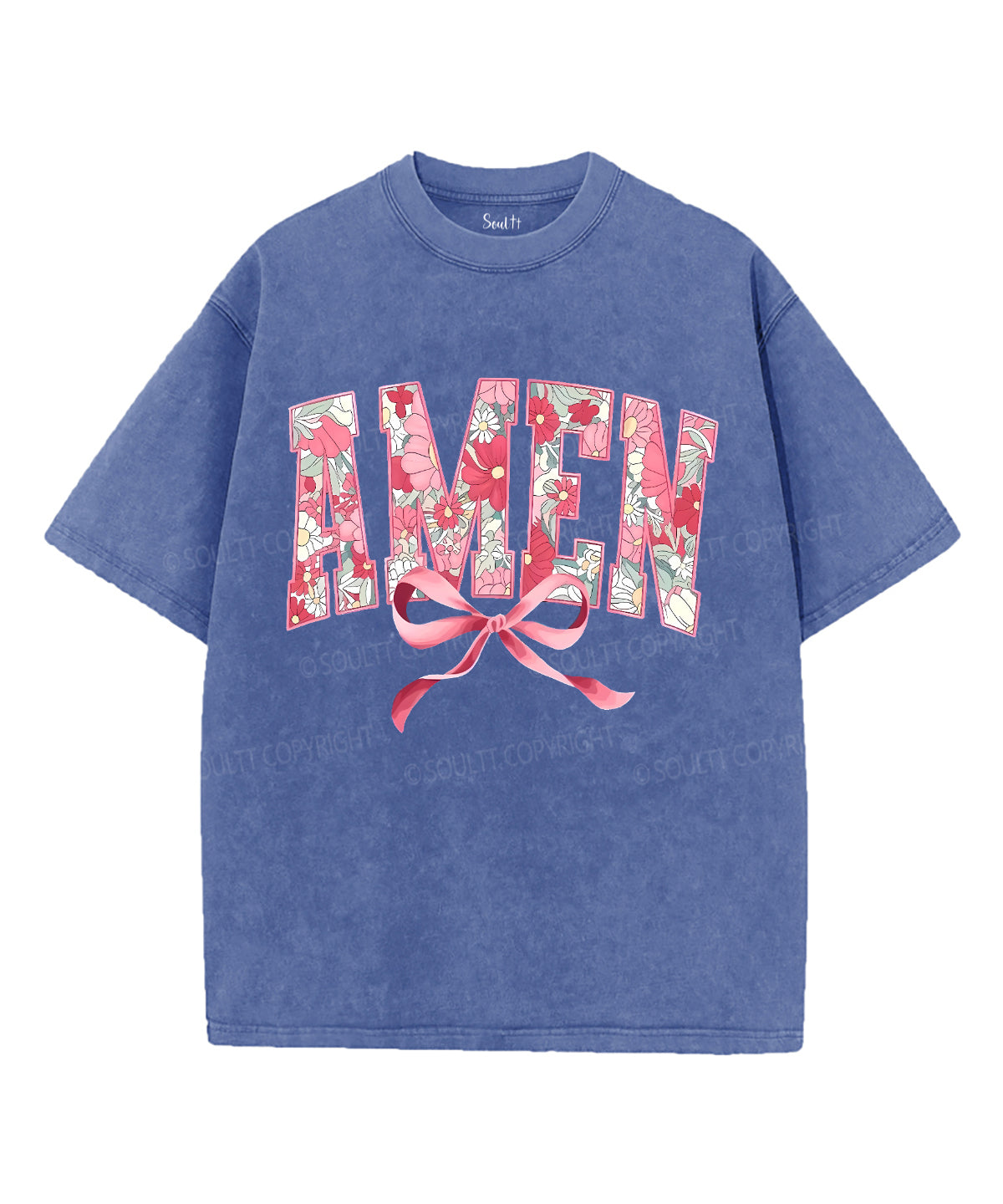 Amen Unisex Washed Christian T-shirt Style001 Hoodie, Sweatshirt | CiraTrend.com (Image 3)