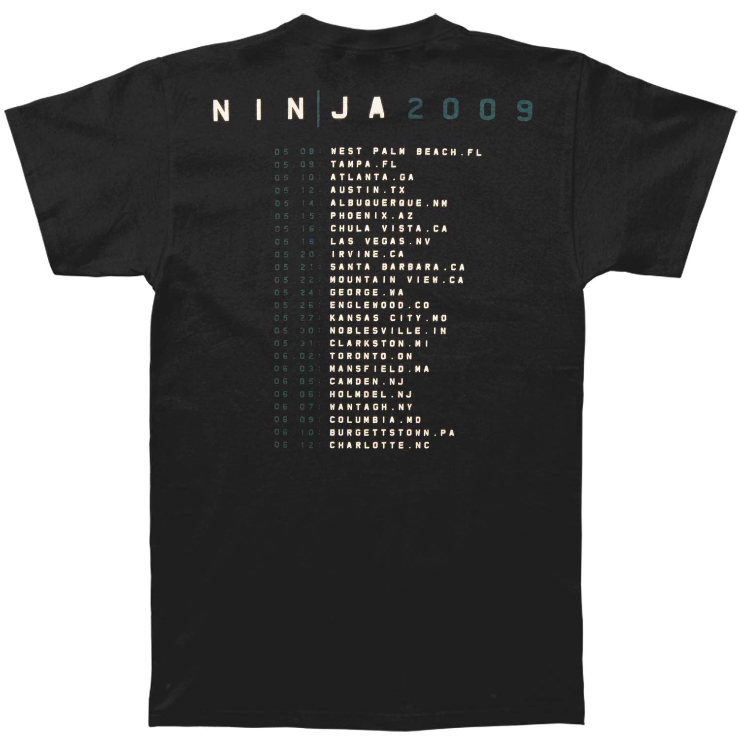 Blue Logo 2009 Tour Slim Fit T-shirt Hoodie, Sweatshirt | CiraTrend.com (Image 2)