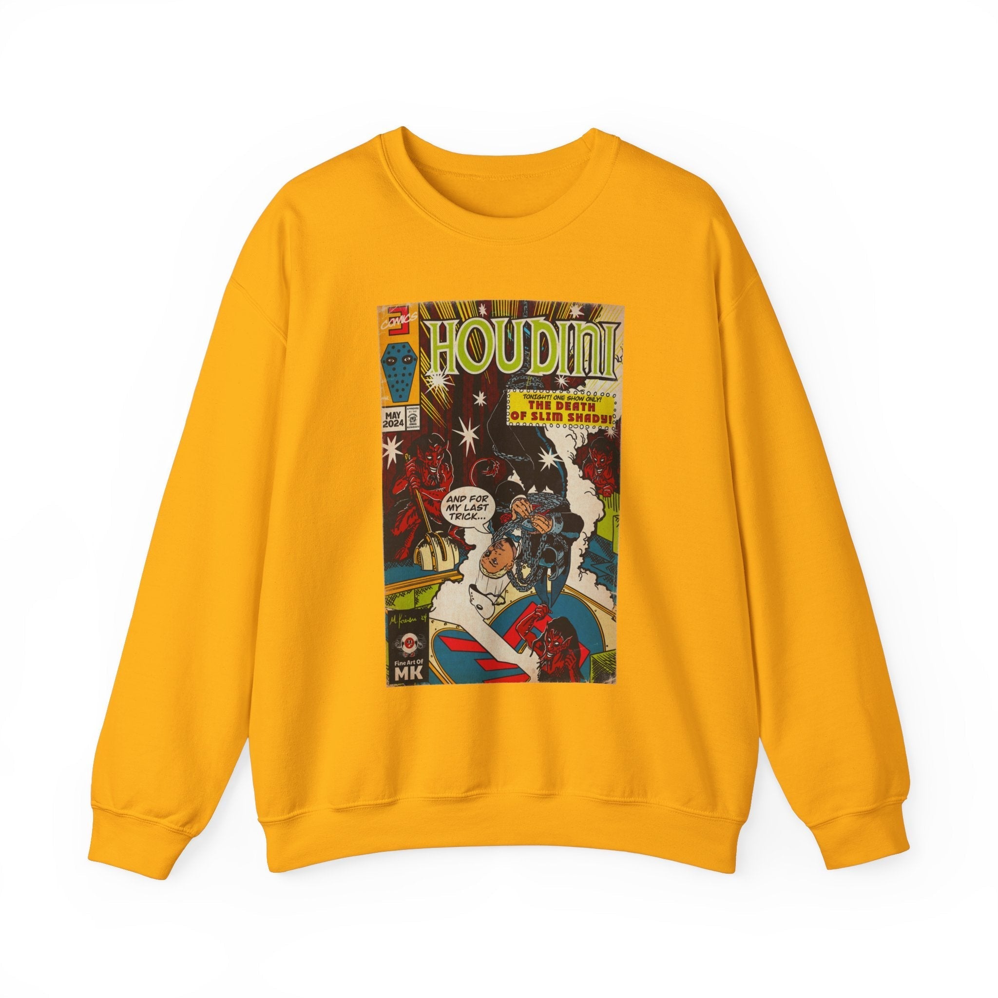 Houdini - Unisex Heavy BlendÃ¢â€žÂ¢ Crewneck Sweatshirt T-Shirts, Hoodie | CiraTrend.com (Image 4)