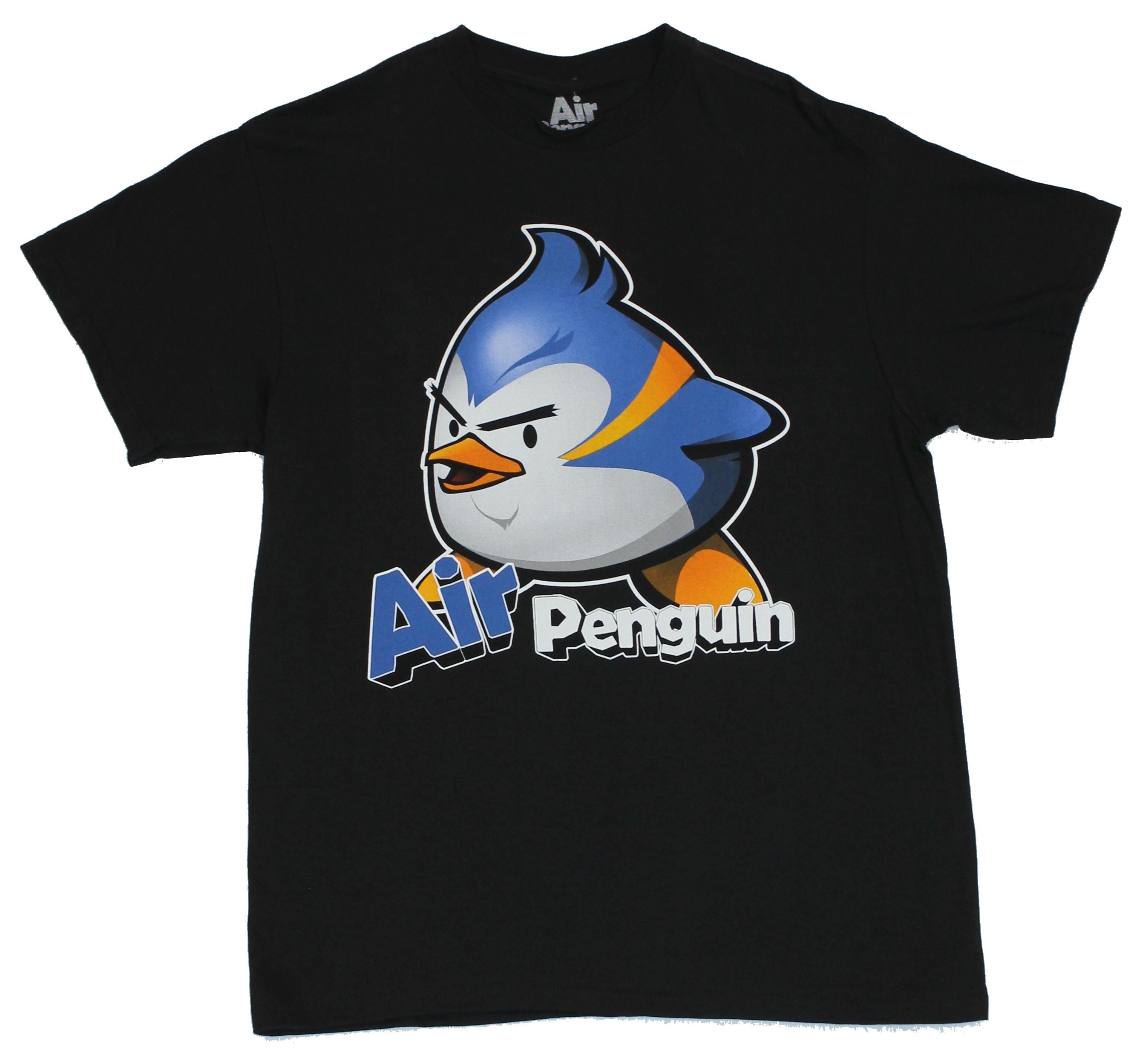 Air Penguin Mens T-Shirt  - Classic Logo on Black Hoodie, Sweatshirt | CiraTrend.com