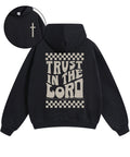 Trust In The Lord Double Sided Cotton Christian Hoodie T-Shirts, Sweatshirt | CiraTrend.com (Image 1)