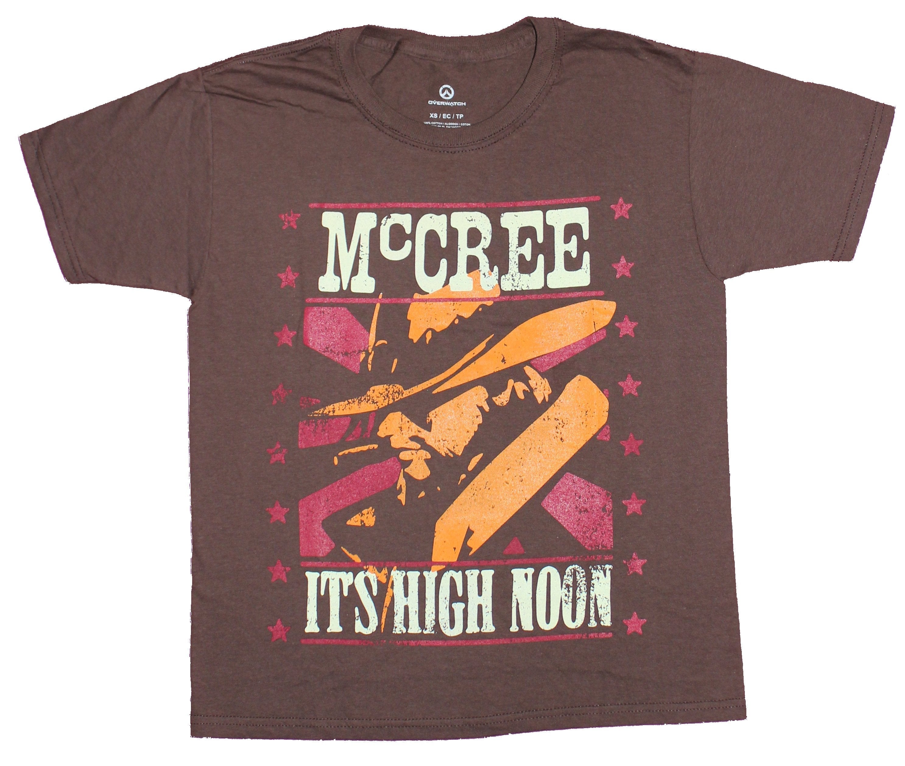 Overwatch Mens T-Shirt - McCree It's High Noon Stylized Face Image Hoodie, Sweatshirt | CiraTrend.com