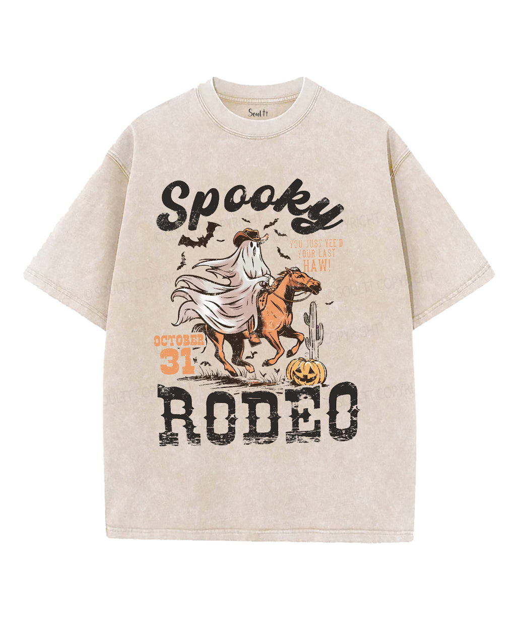 Spooky Rodeo Unisex Washed Christian T-shirt Hoodie, Sweatshirt | CiraTrend.com (Image 1)