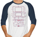 3DS - 3/4 Sleeve Raglan T-Shirt Hoodie, Sweatshirt | CiraTrend.com (Image 1)